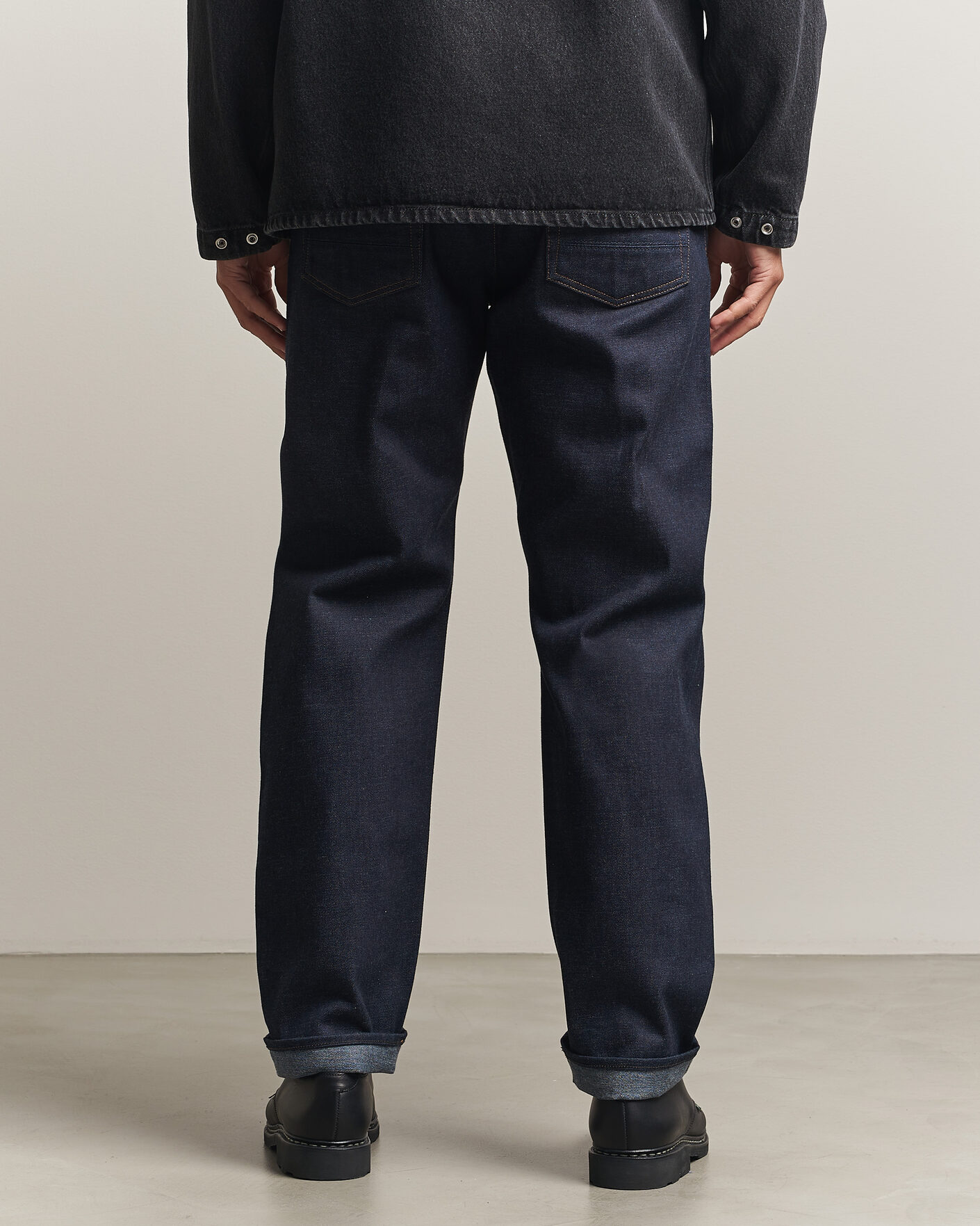 Uomini | Jeans | Stone Island | Regular Straight Fit Selvedge Jeans Blue Raw