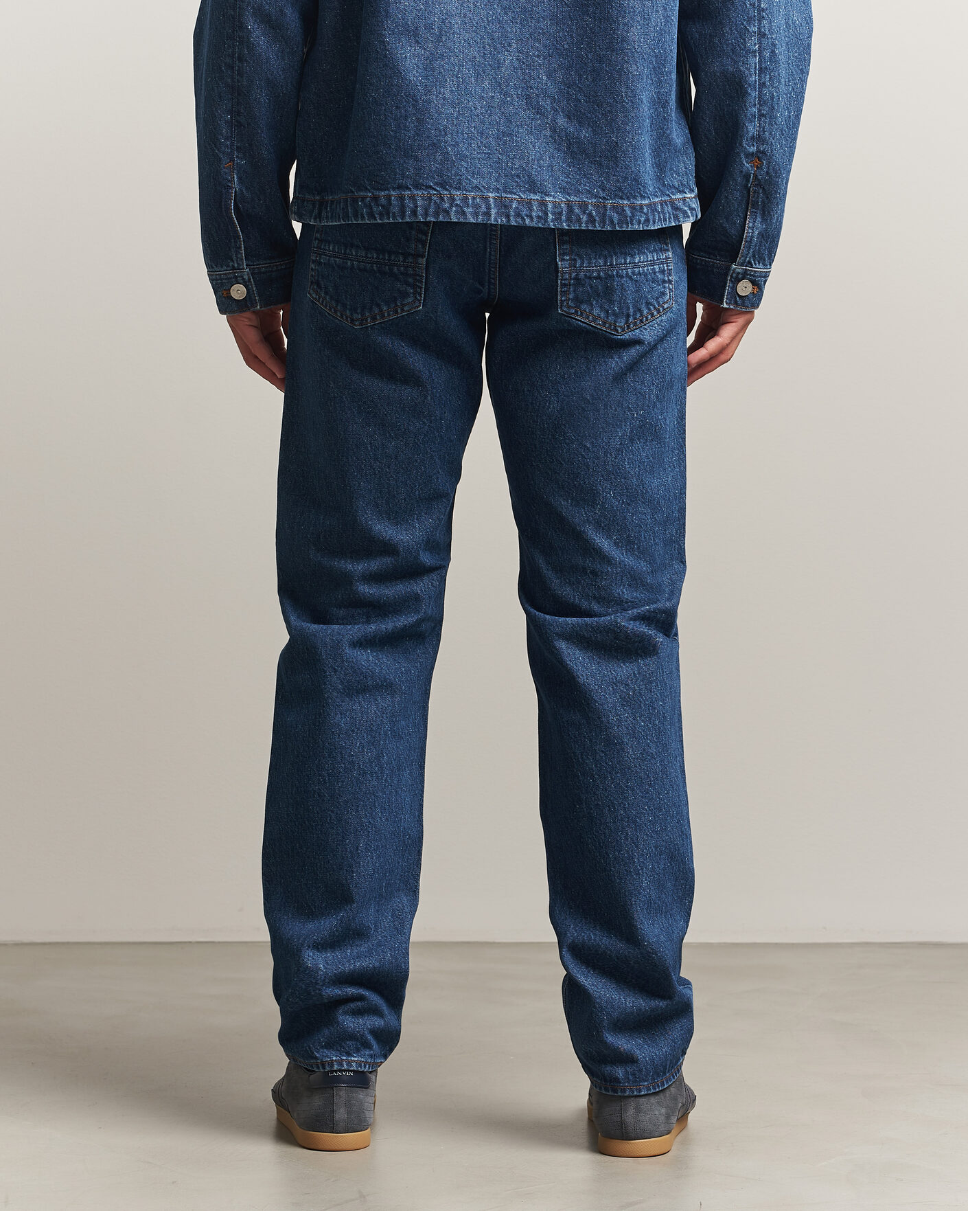 Uomini | Jeans | Stone Island | Regular Straight Fit Indigo Jeans Blue Medium Wash