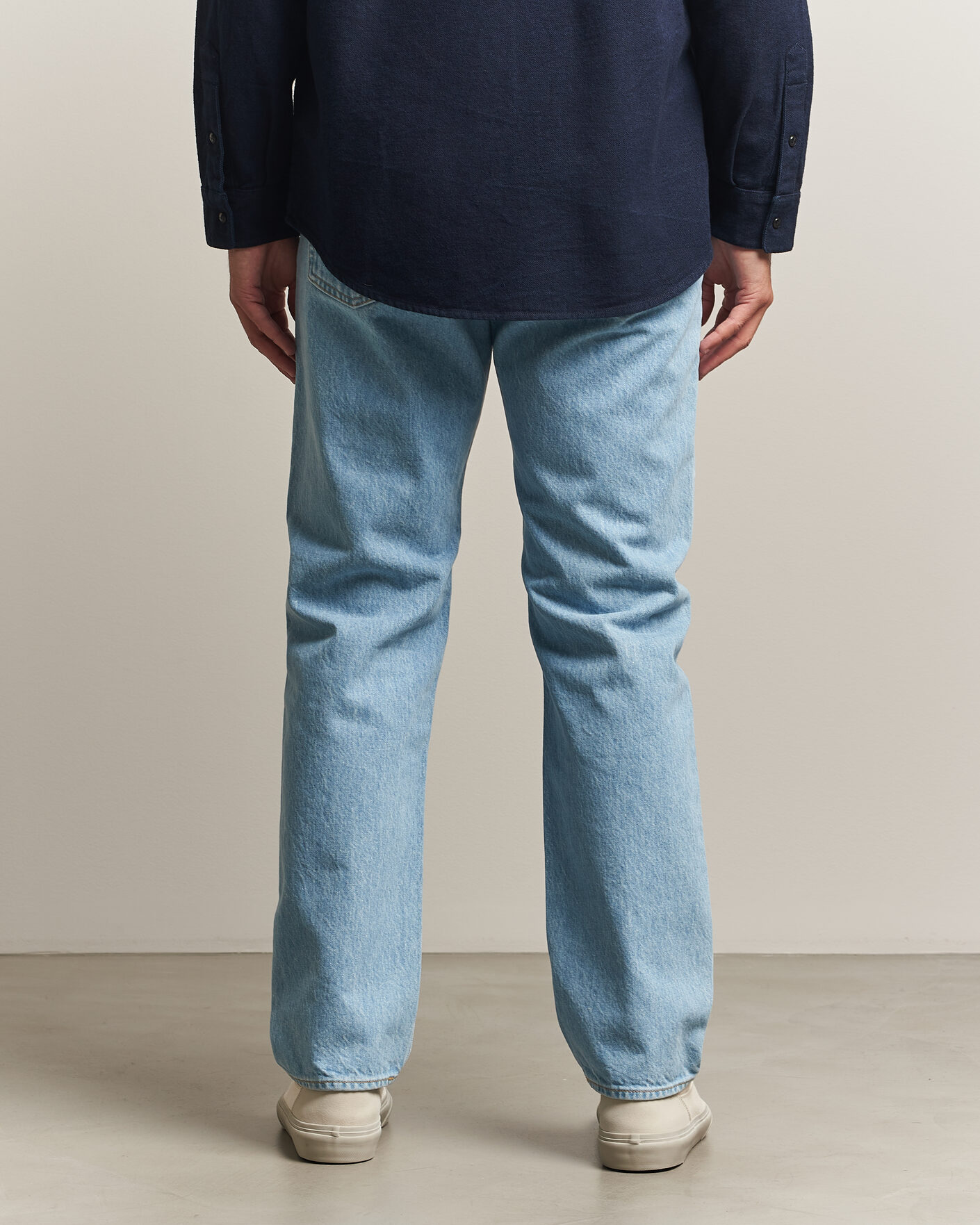 Uomini | Jeans | Stone Island | Regular Straight Fit Indigo Jeans Blue Light Wash