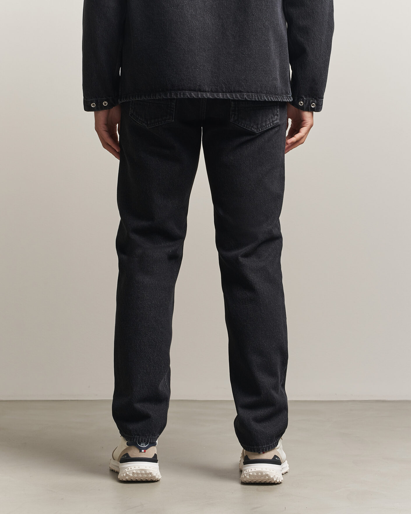 Uomini | Jeans | Stone Island | Regular Straight Fit Jeans Black Medium Wash