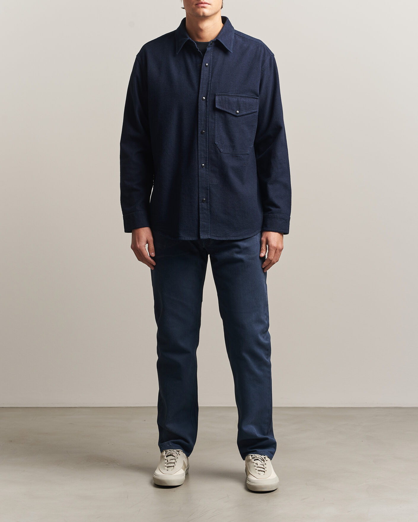 Uomini | Jeans | Stone Island | Hand Sprayed Reflective Bull Denim Jeans Slate Blue