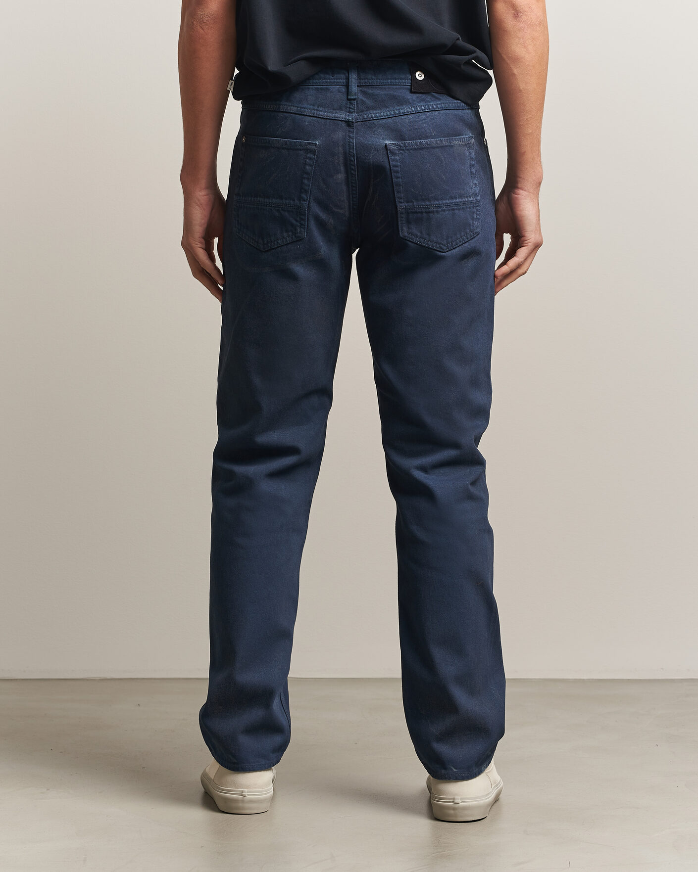 Uomini | Jeans | Stone Island | Hand Sprayed Reflective Bull Denim Jeans Slate Blue