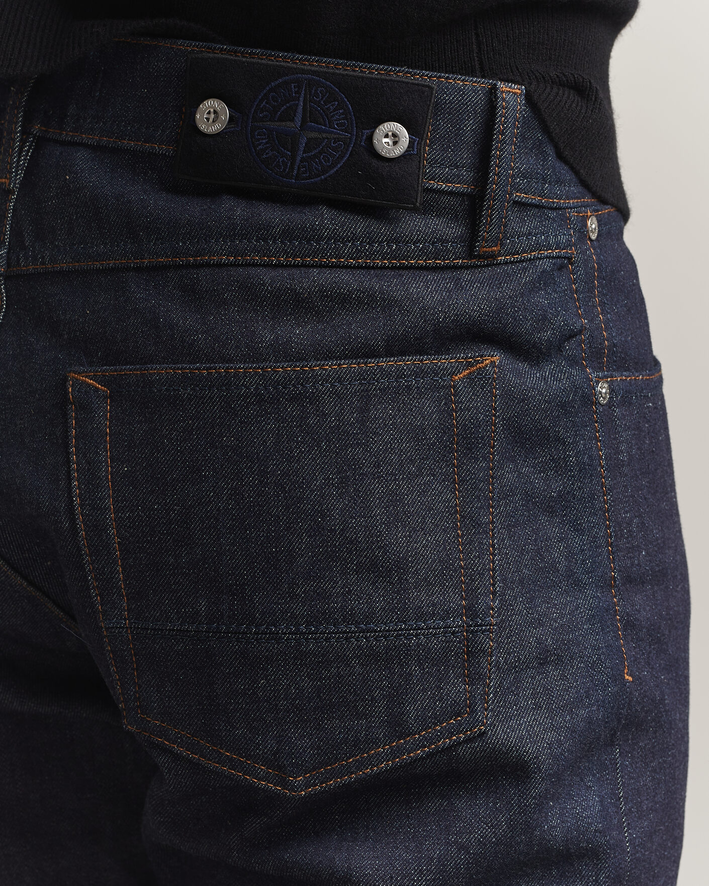 Uomini | Jeans | Stone Island | Regular Straight Fit Indigo Jeans Blue Raw