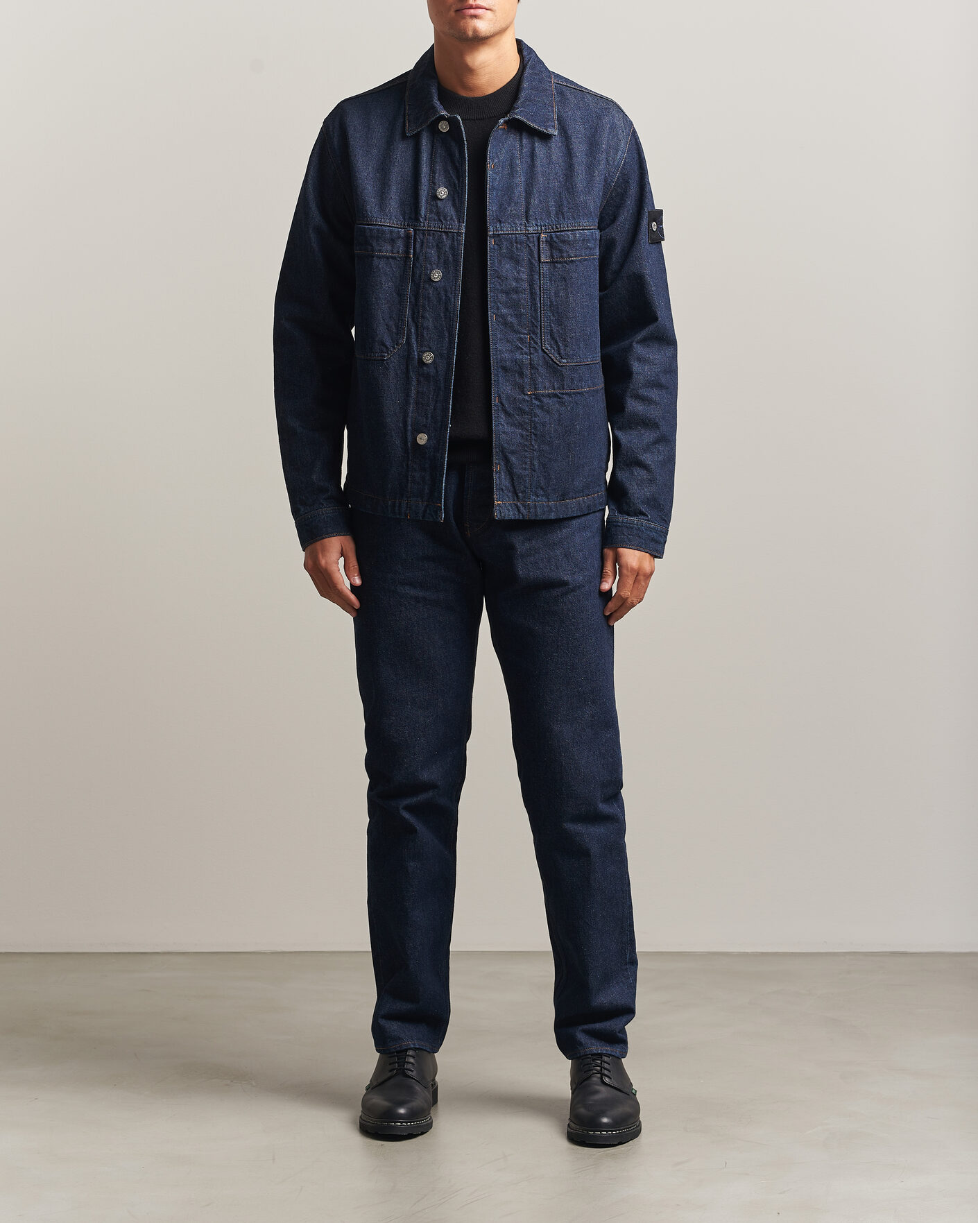 Uomini | Jeans | Stone Island | Regular Straight Fit Indigo Jeans Blue Rinse