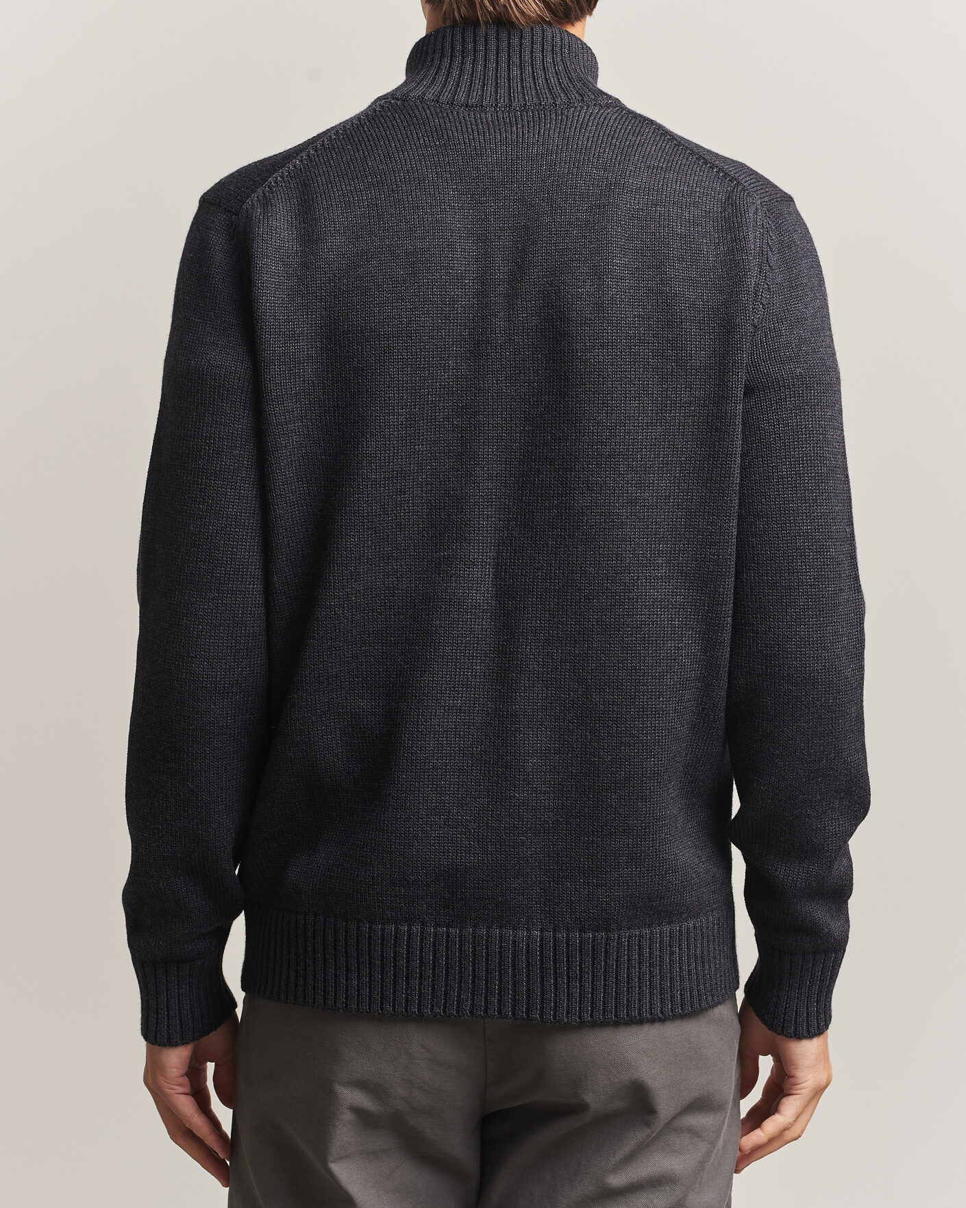Uomini | Maglieria | Zanone | Virgin Merino Wool Chioto Grey Melange