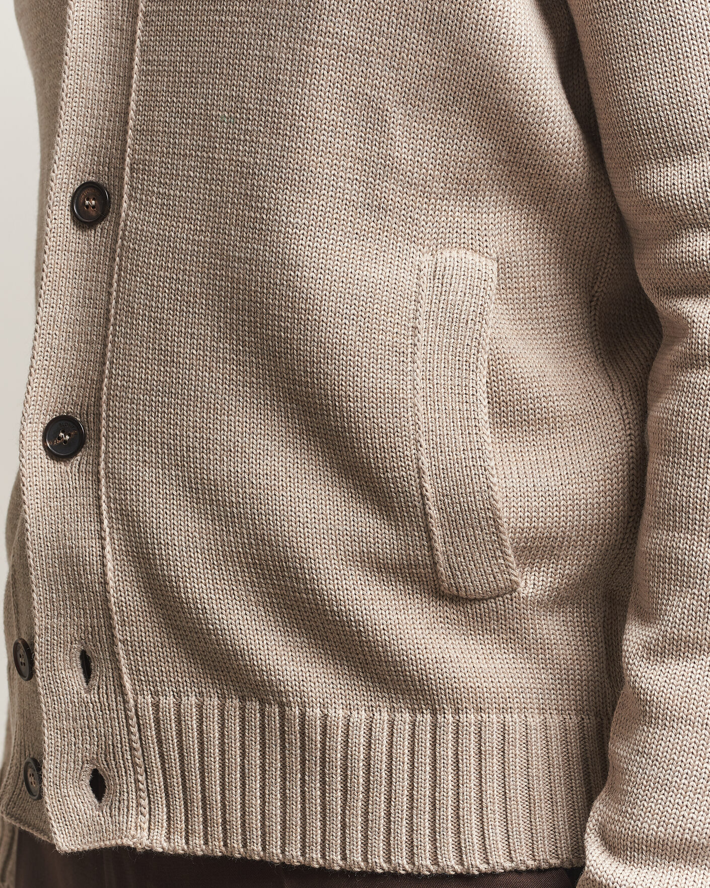 Uomini | Maglieria | Zanone | Virgin Merino Wool Chioto Beige