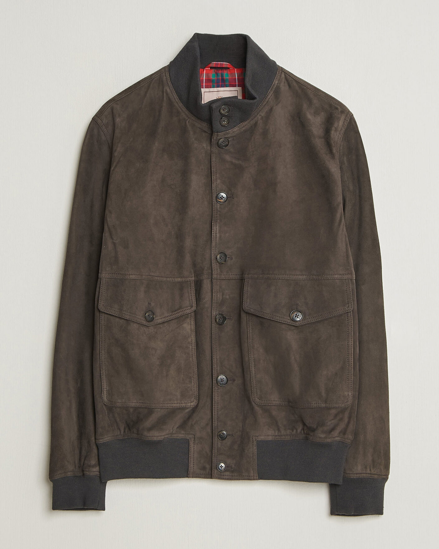 Uomini | Giacche | Baracuta | Suede Blouson Jacket December Sky