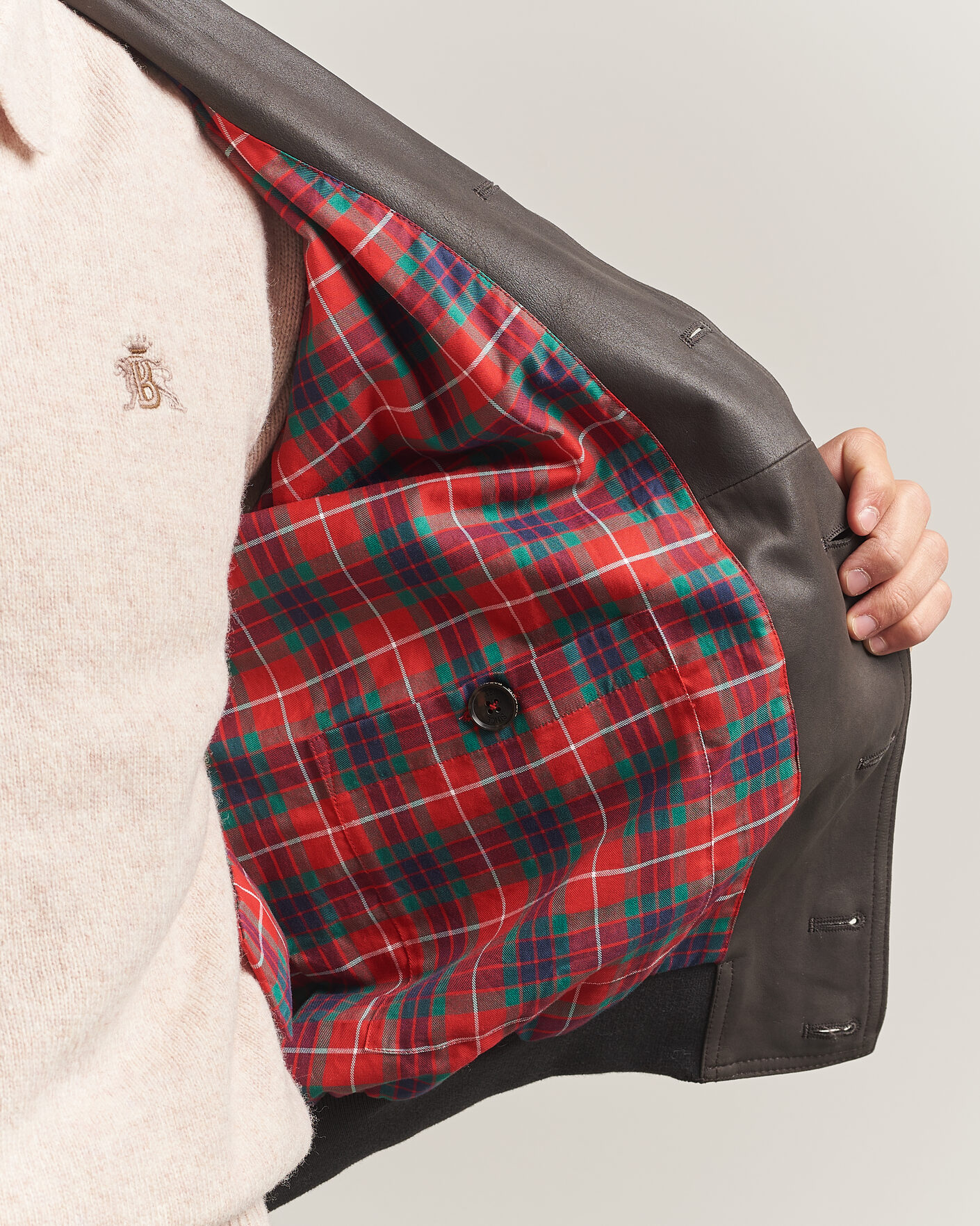 Uomini | Giacche | Baracuta | Suede Blouson Jacket December Sky