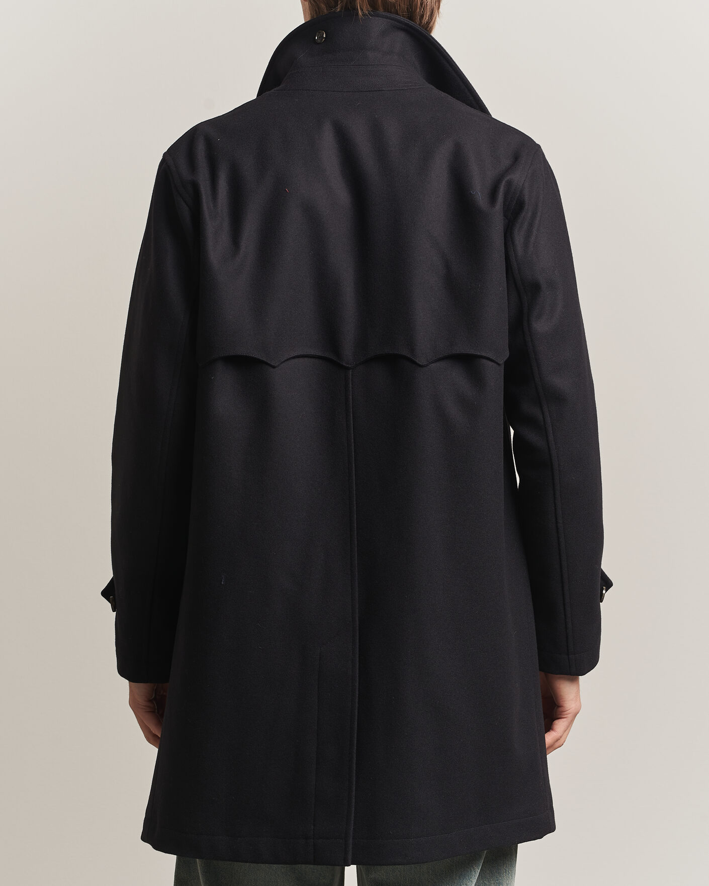 Uomini | Giacche | Baracuta | G10 Melton Wool Coat Black