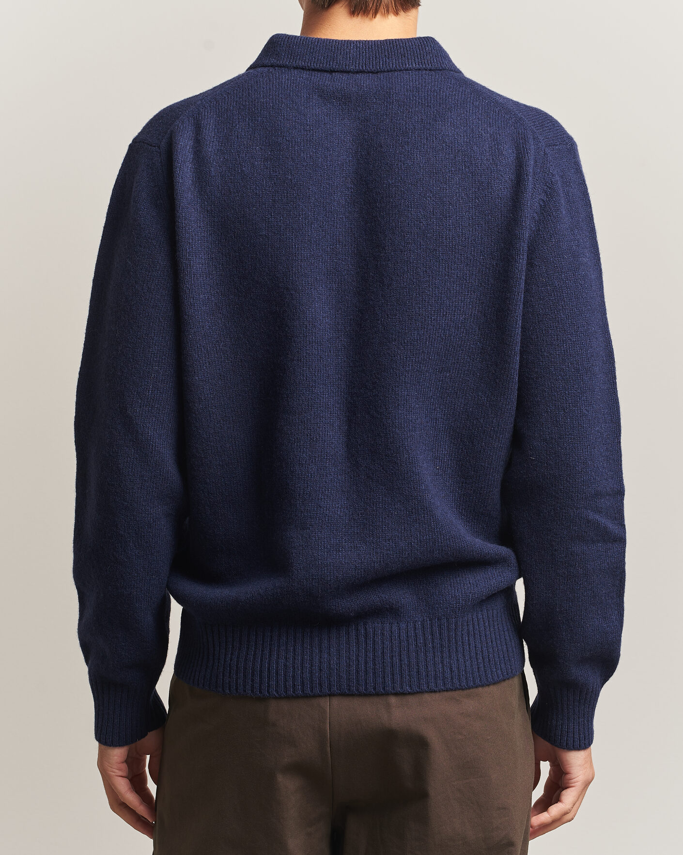Uomini | Maglieria | Baracuta | Shetland Polo Navy