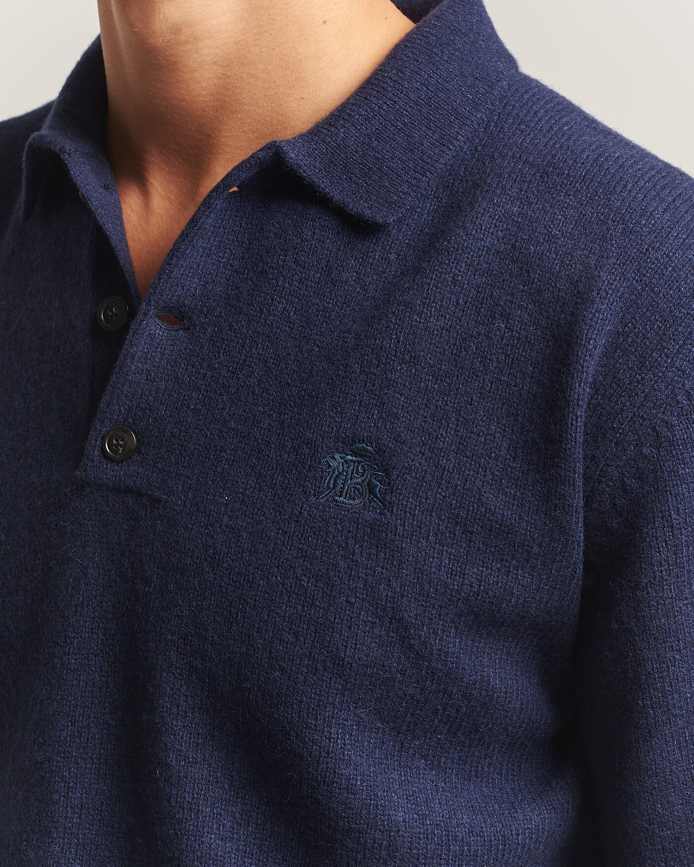 Uomini | Maglieria | Baracuta | Shetland Polo Navy