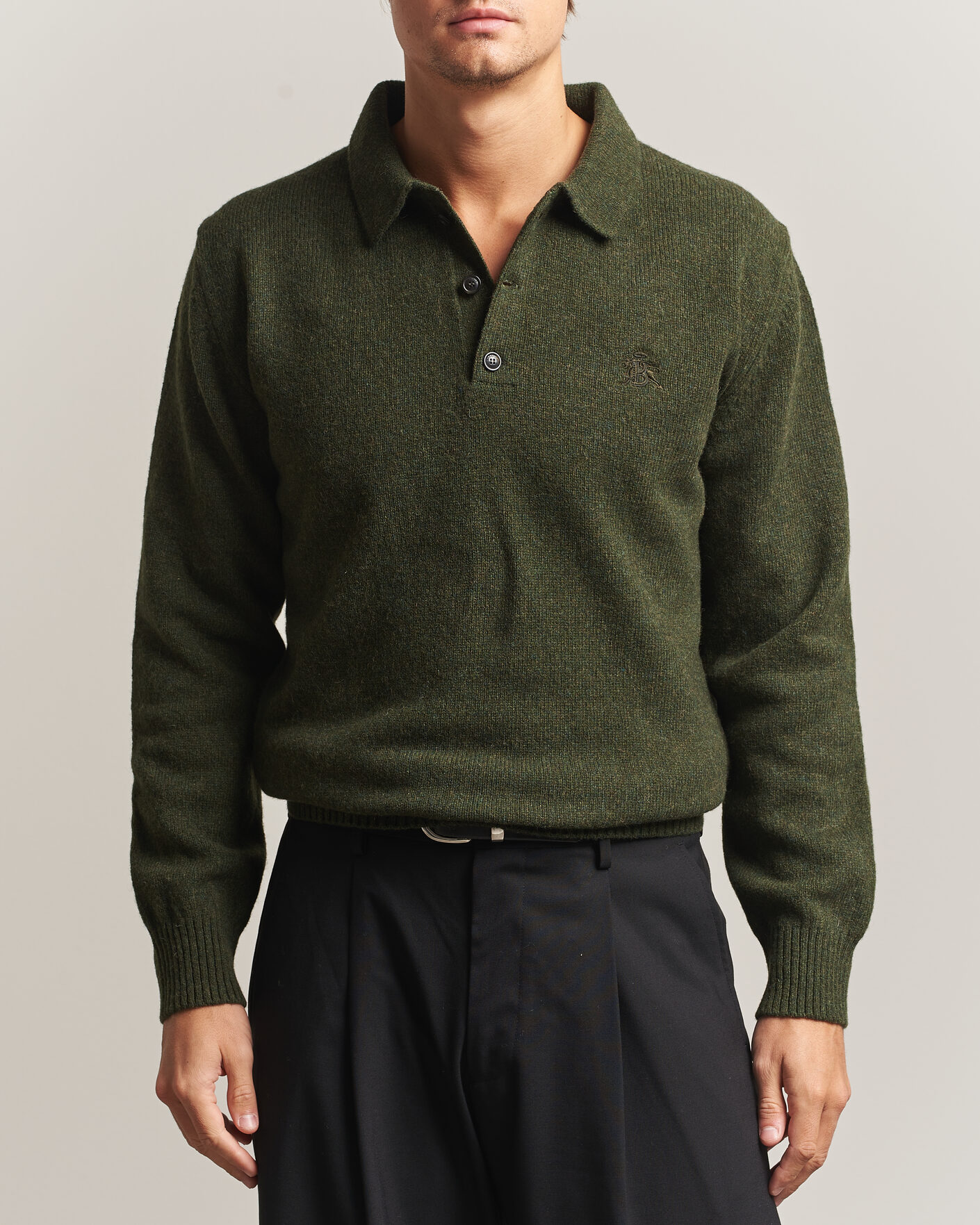 Uomini | Maglieria | Baracuta | Shetland Polo Beech