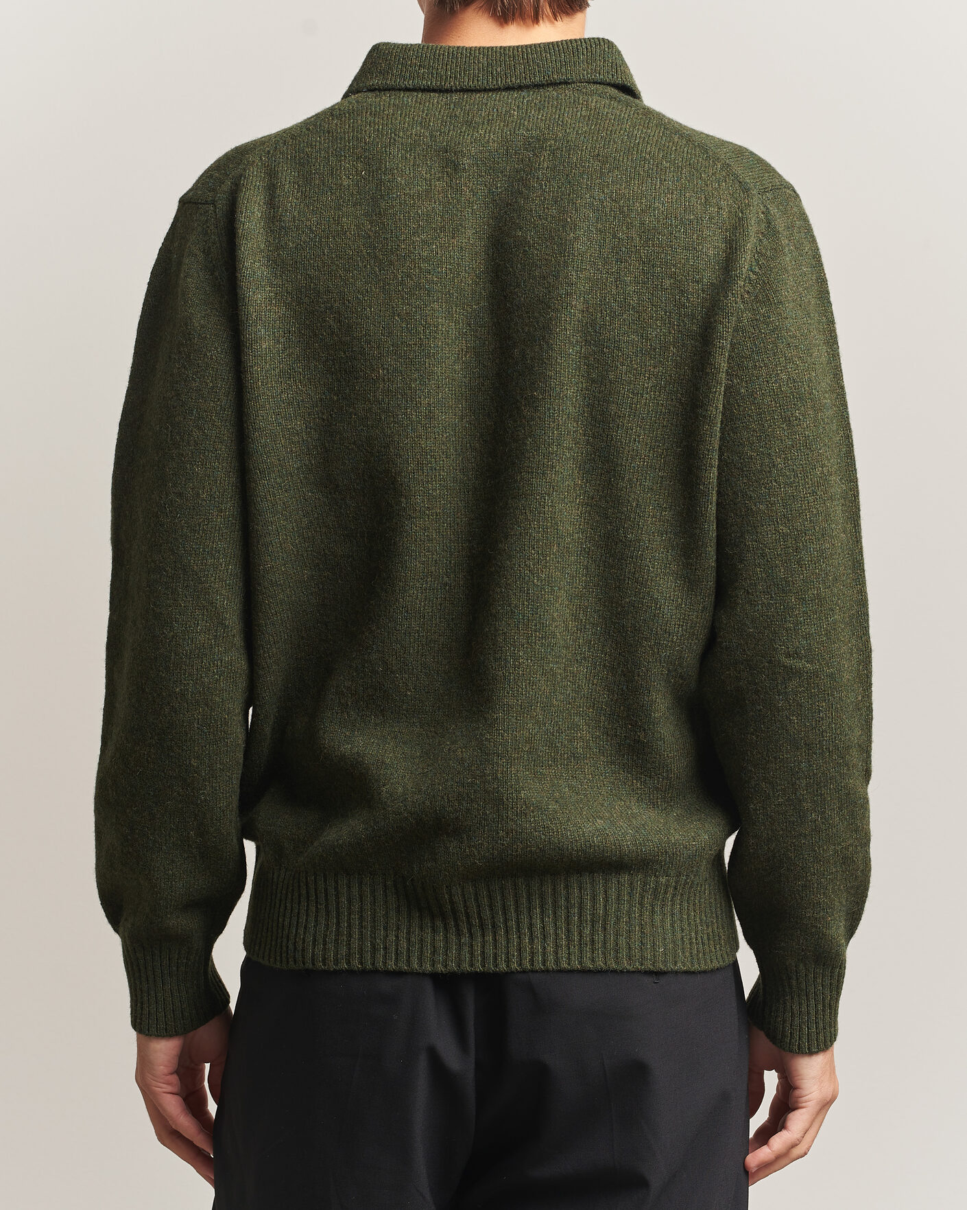 Uomini | Maglieria | Baracuta | Shetland Polo Beech