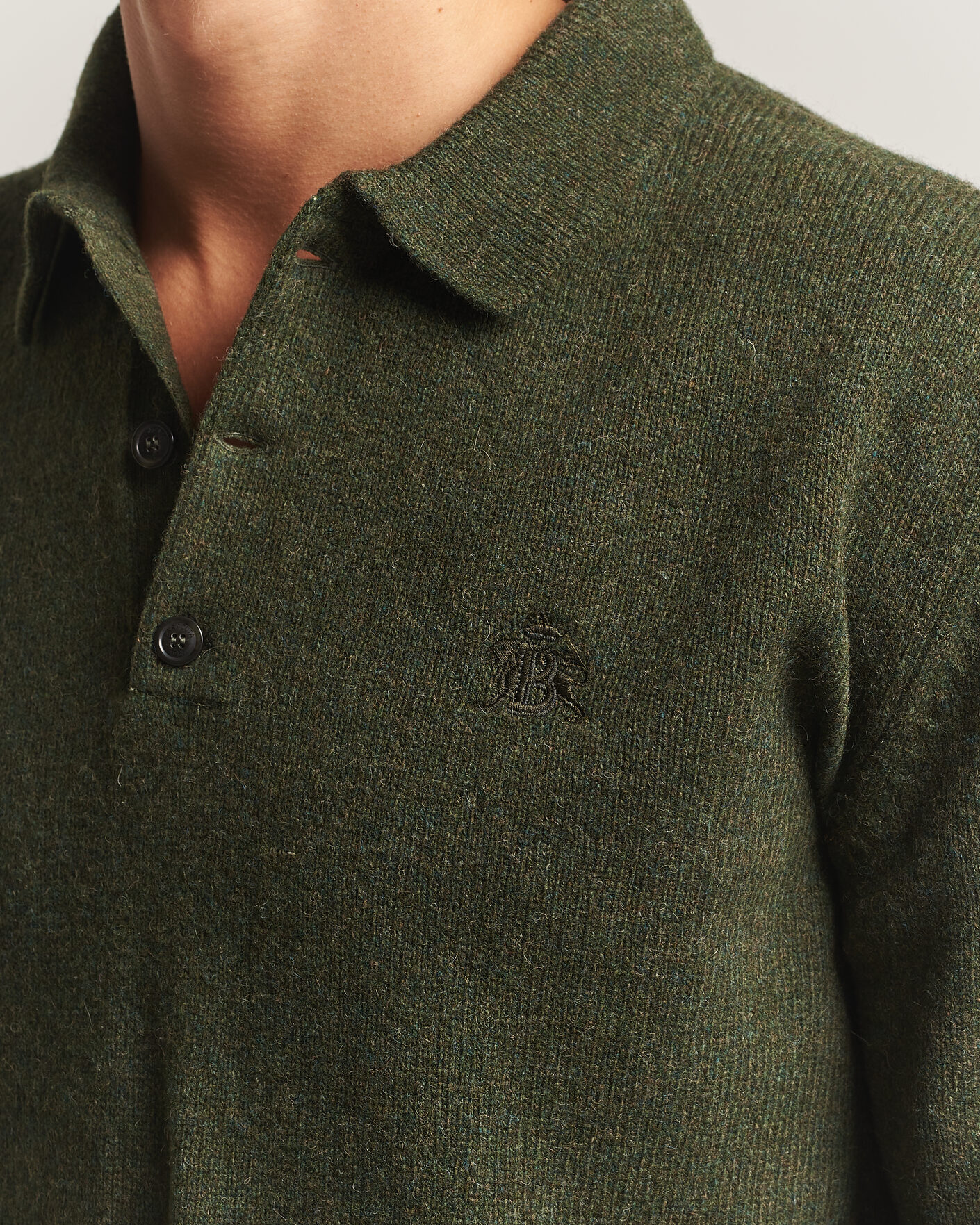 Uomini | Maglieria | Baracuta | Shetland Polo Beech