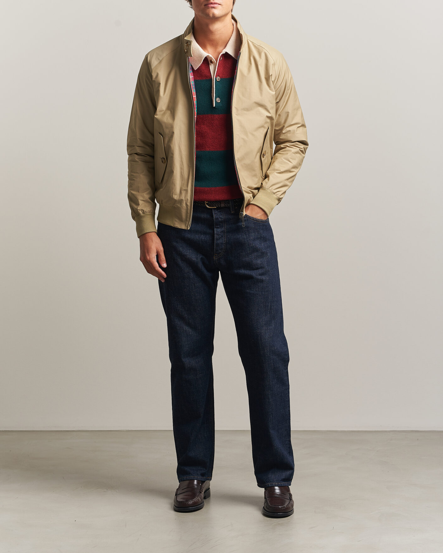Uomini | Giacche | Baracuta | G9 Original Harrington Jacket Natural