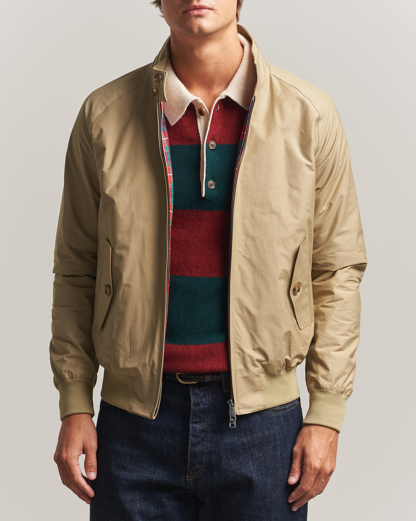 Uomini | Giacche | Baracuta | G9 Original Harrington Jacket Natural