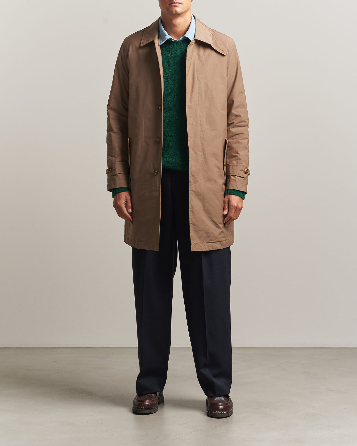 Uomini | Giacche | Baracuta | G10 Detachable Cloth Coat Tan