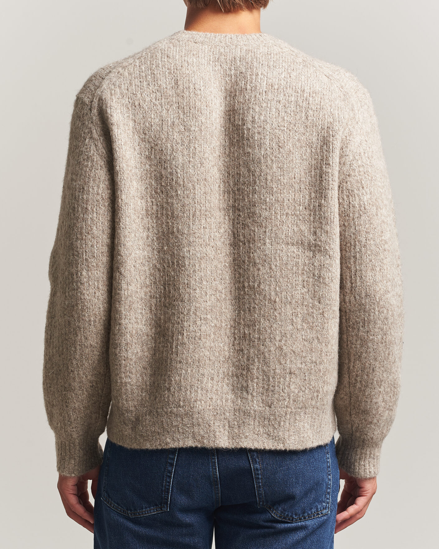 Uomini | Maglieria | Sunflower | Yak Sweater Dark Oat