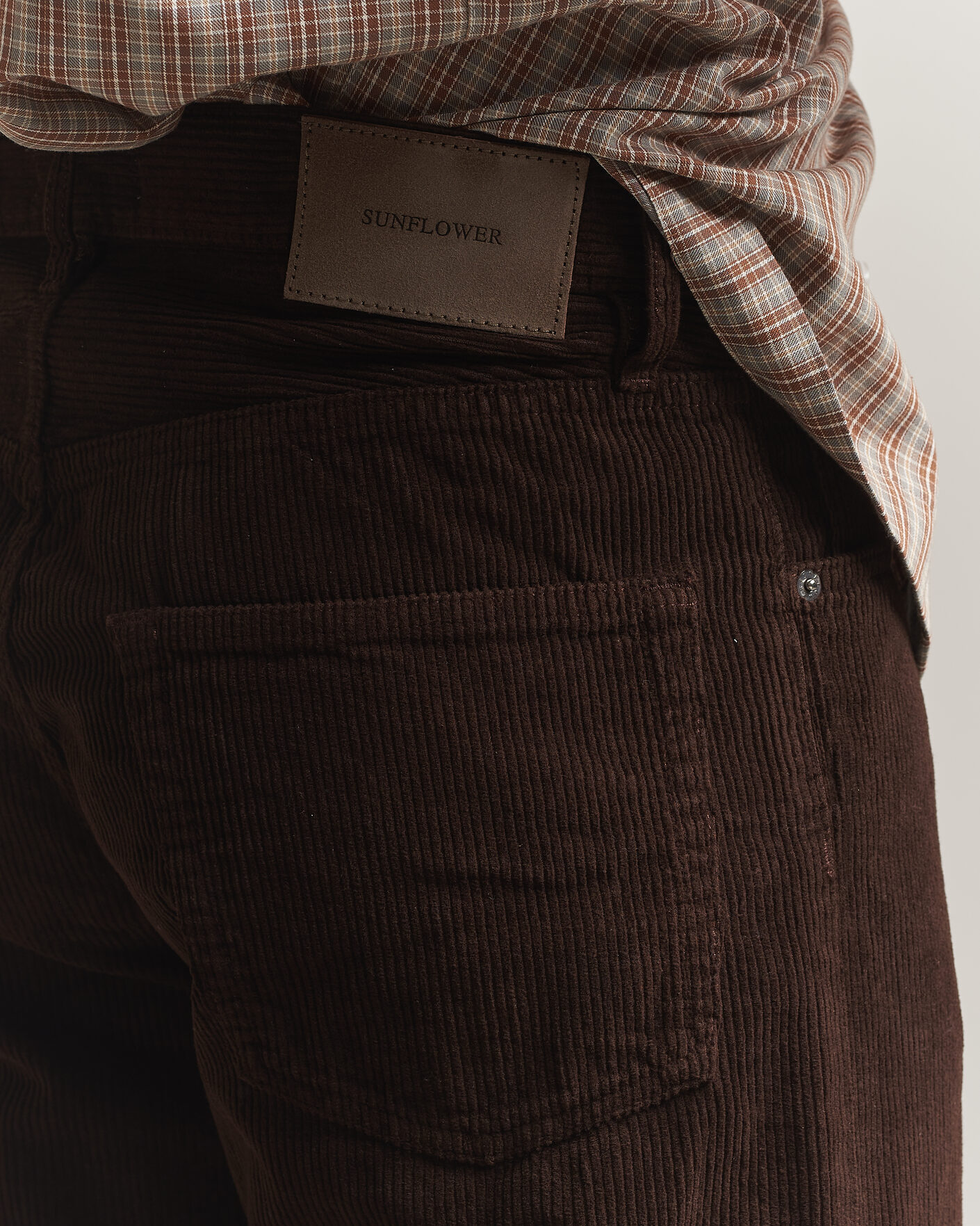 Uomini | Pantaloni | Sunflower | Loose Corduroy Pants Brown