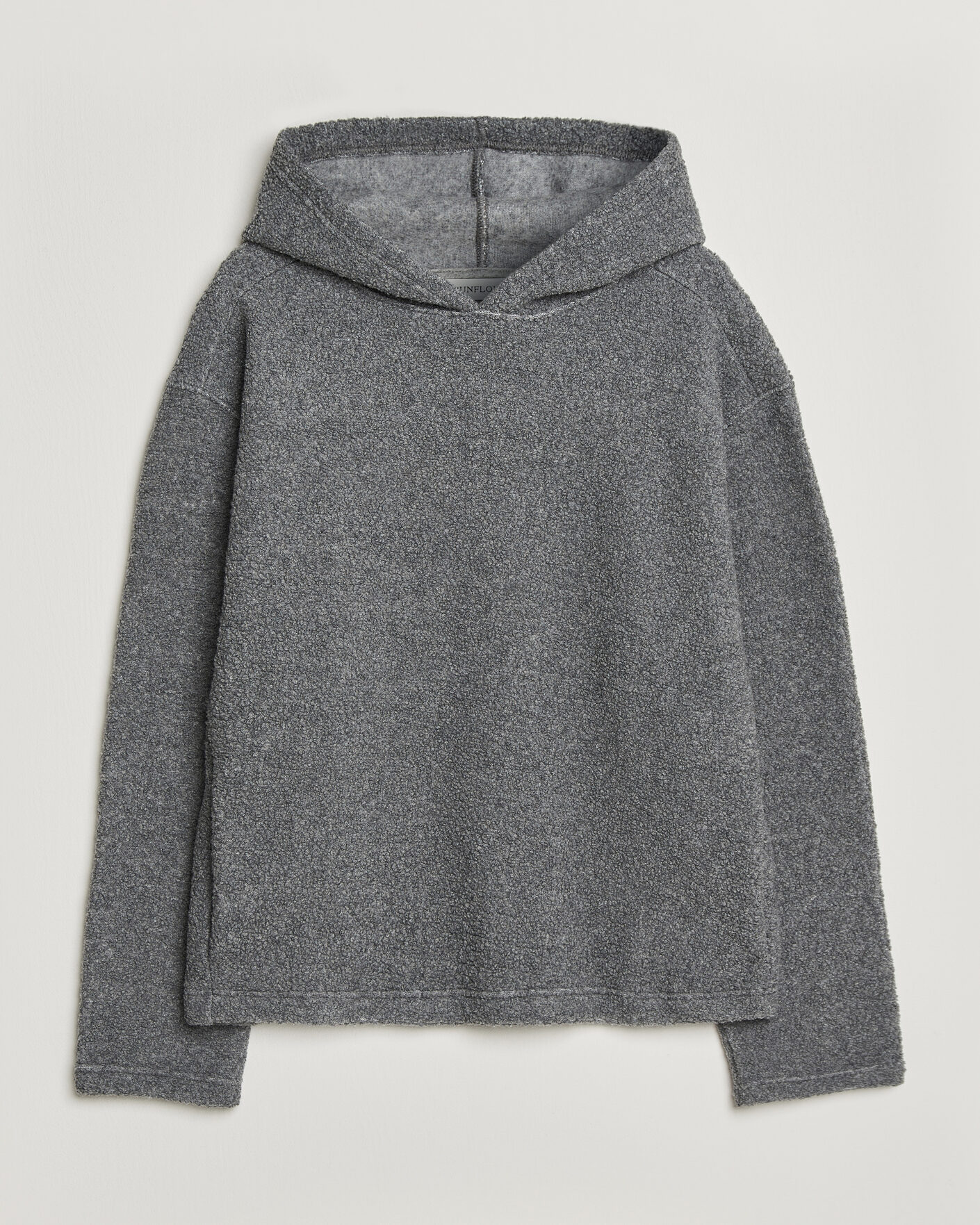 Uomini | Maglieria | Sunflower | Wool Hoodie Grey Melange