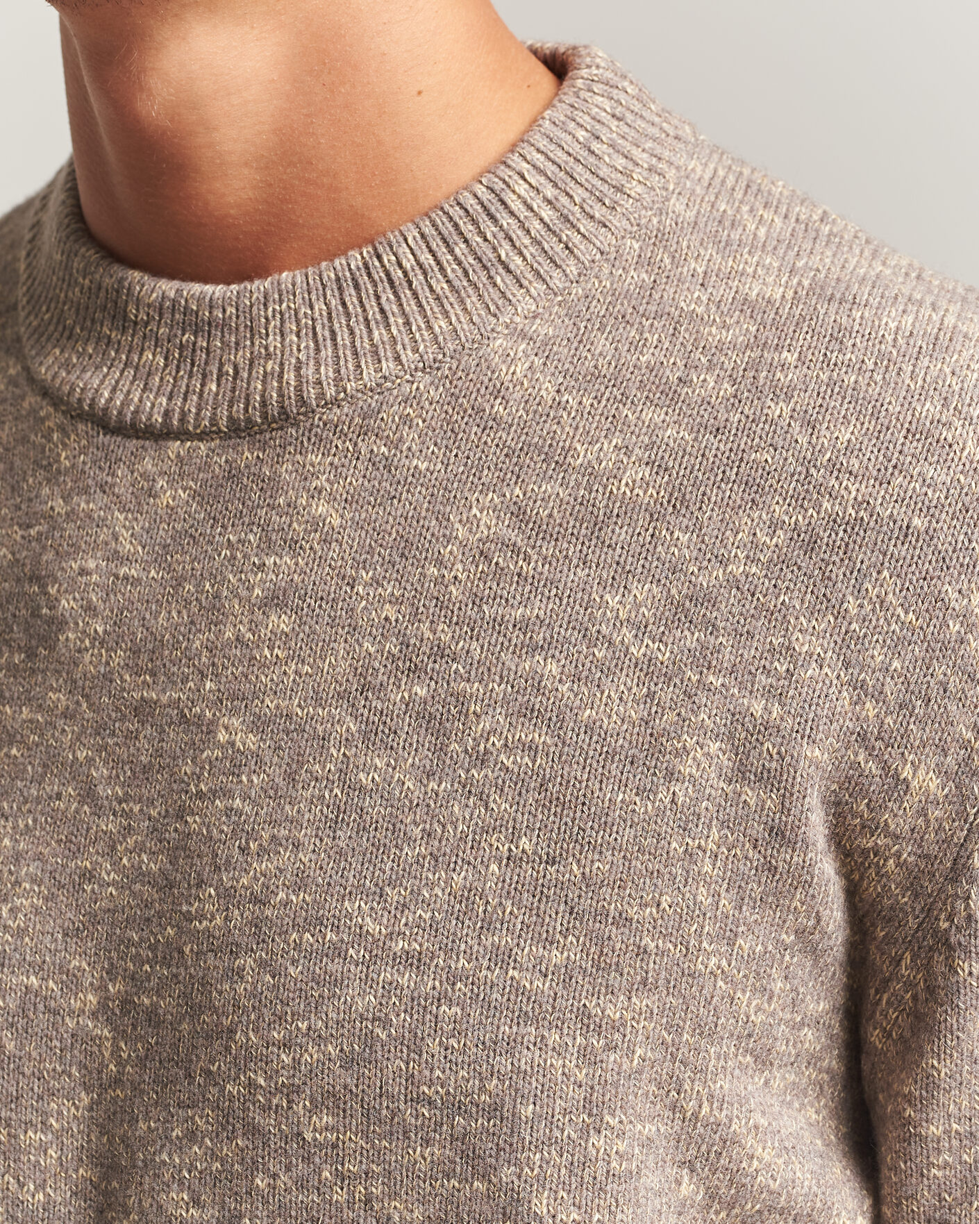 Uomini | Maglieria | Sunflower | Moon Merino Sweater Sand