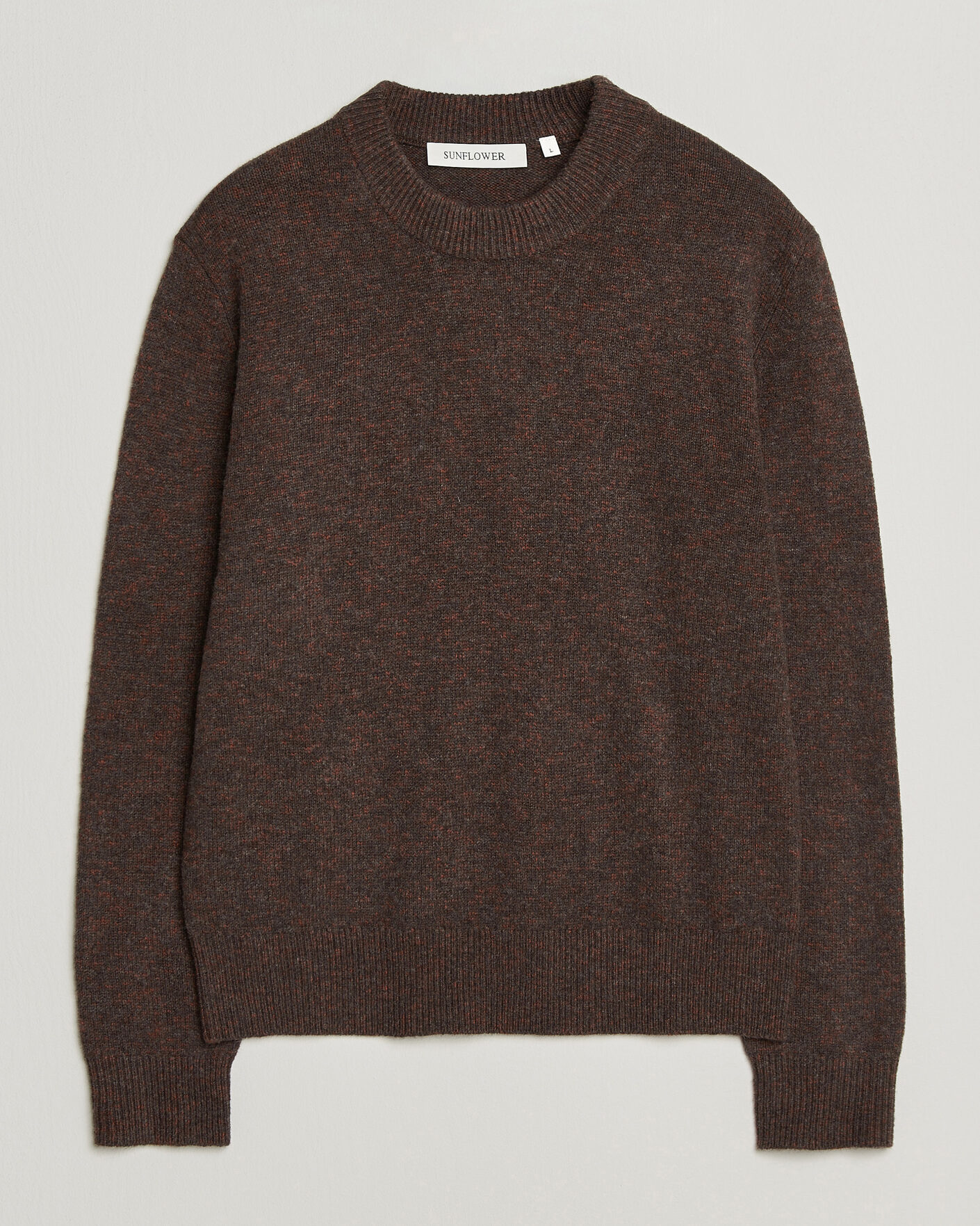 Uomini | Maglieria | Sunflower | Moon Merino Sweater Brown