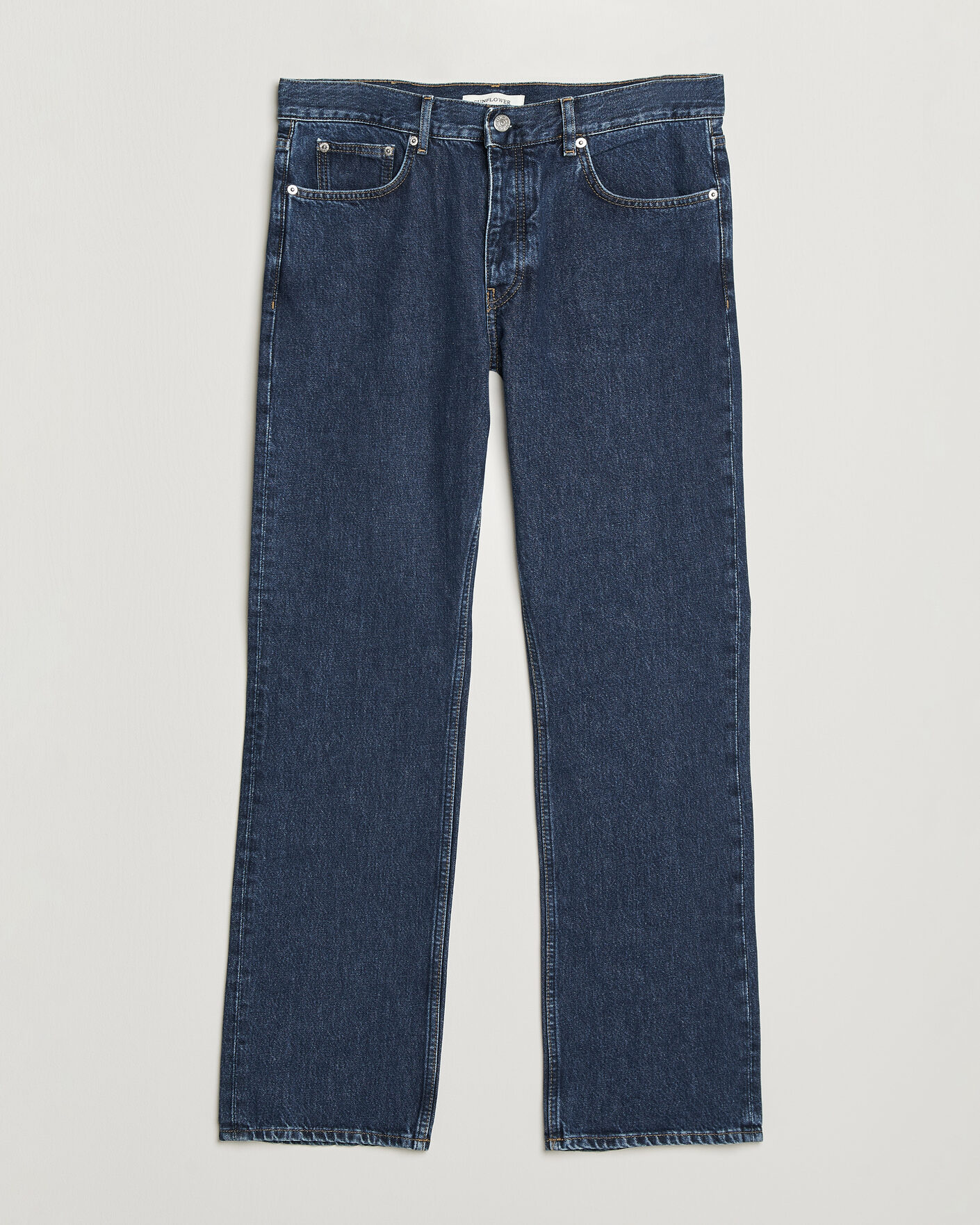 Uomini | Jeans | Sunflower | Low Straight Jeans Blue Wash