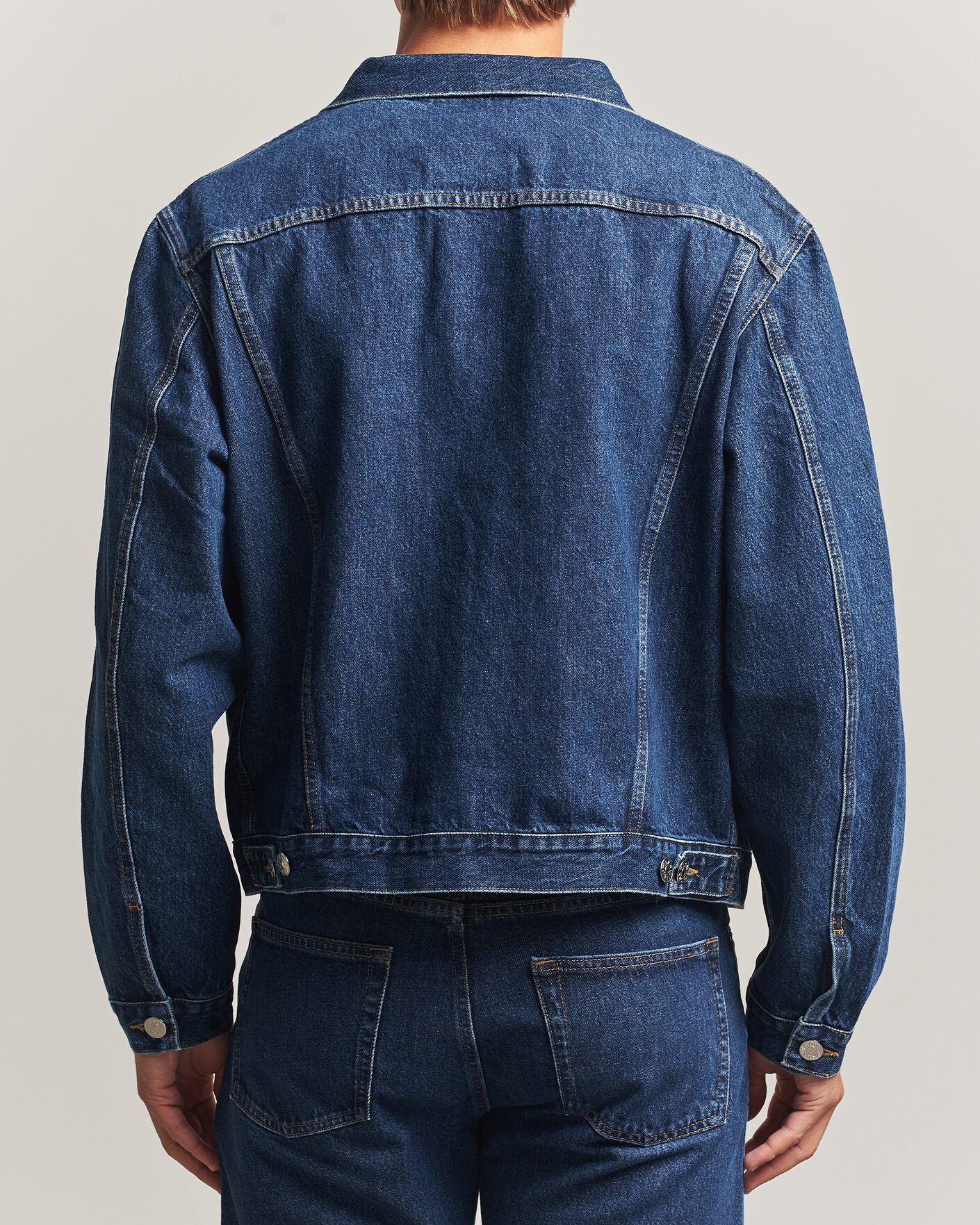 Uomini | Giacche | Sunflower | Trucker Denim Jacket Blue Wash