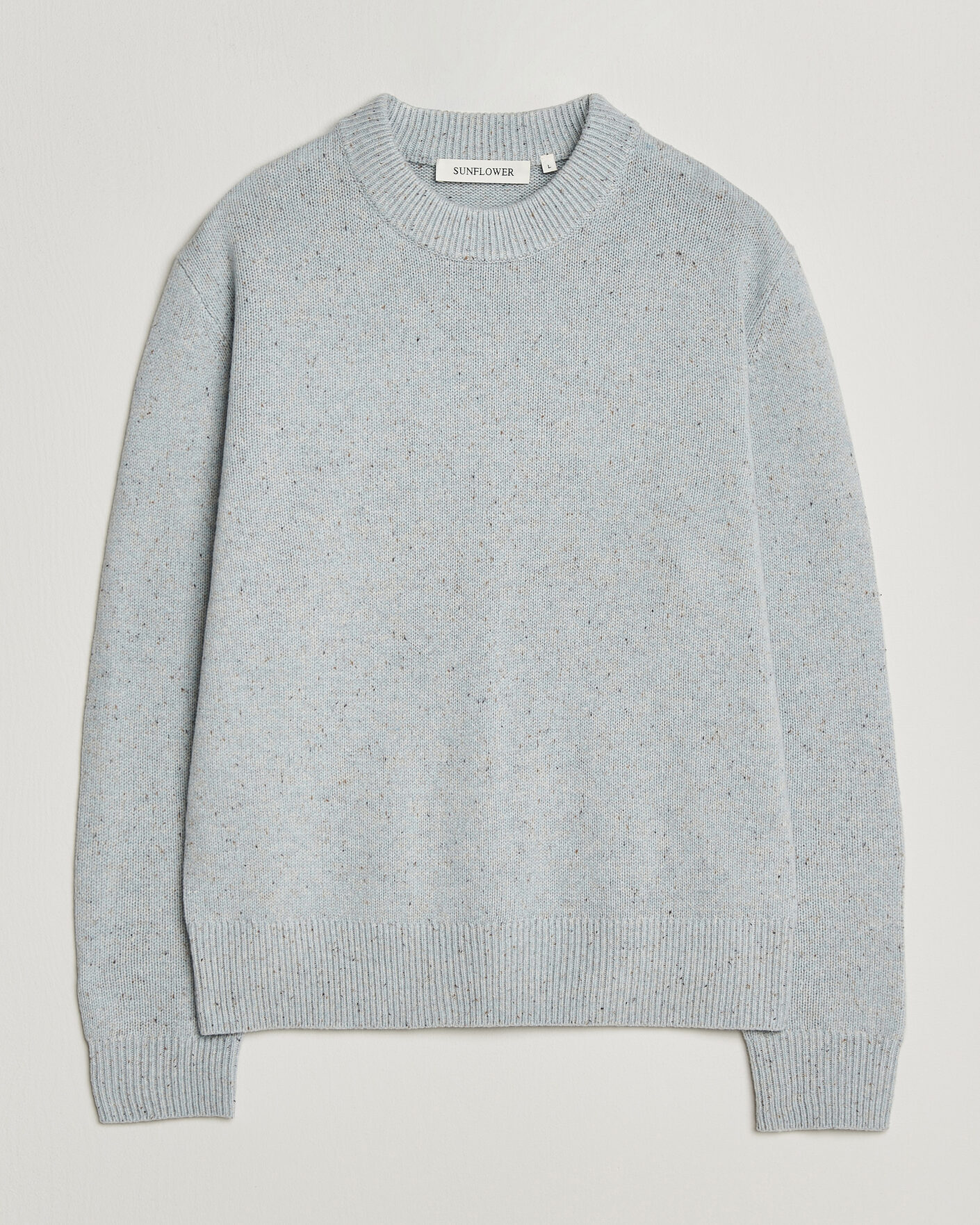 Uomini | Maglieria | Sunflower | Moon Donegal Sweater Light Blue
