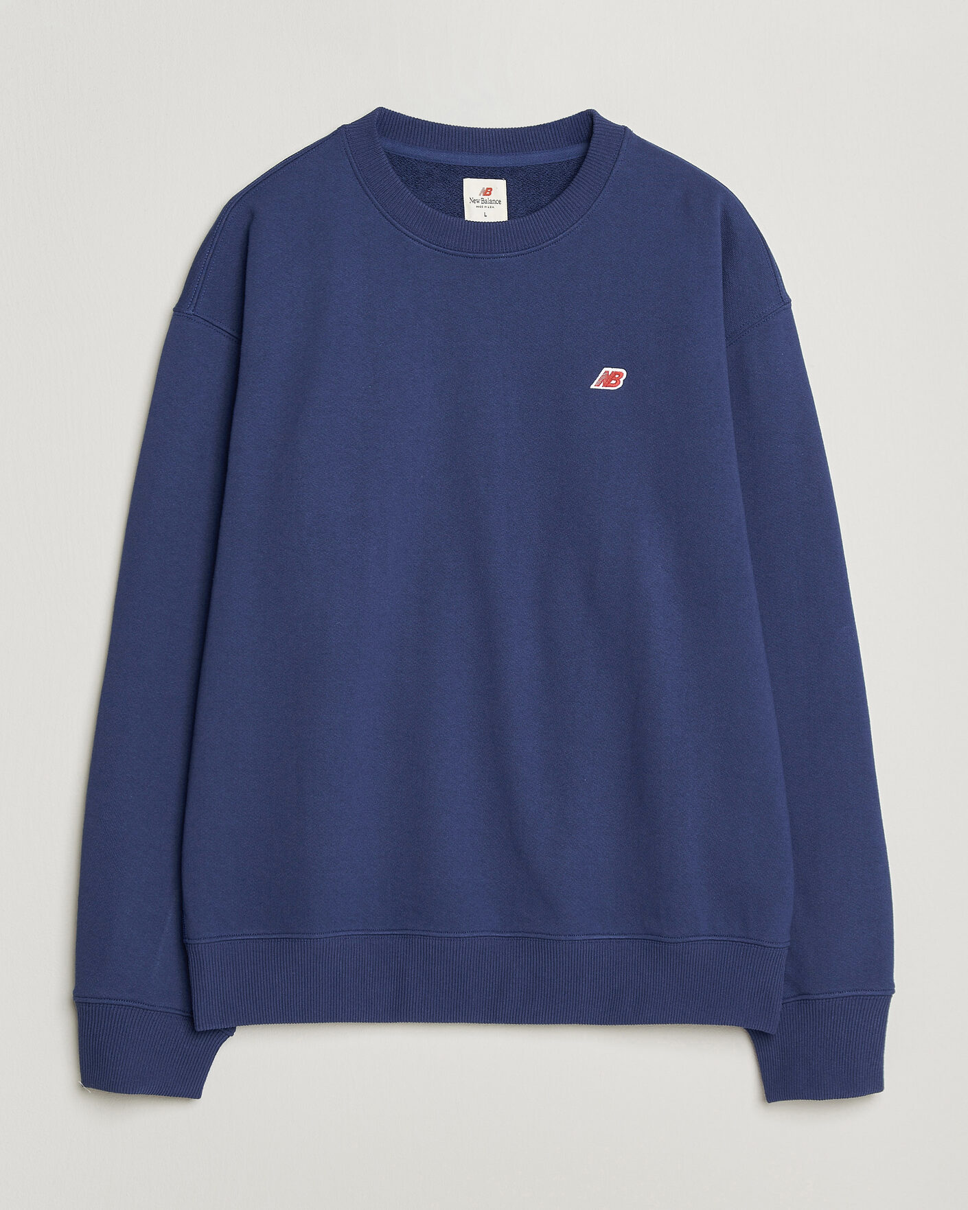 Uomini | Maglieria | New Balance Made In US & UK | New Balance Made in Made In USA Core Sweatshirt Blue Oyster