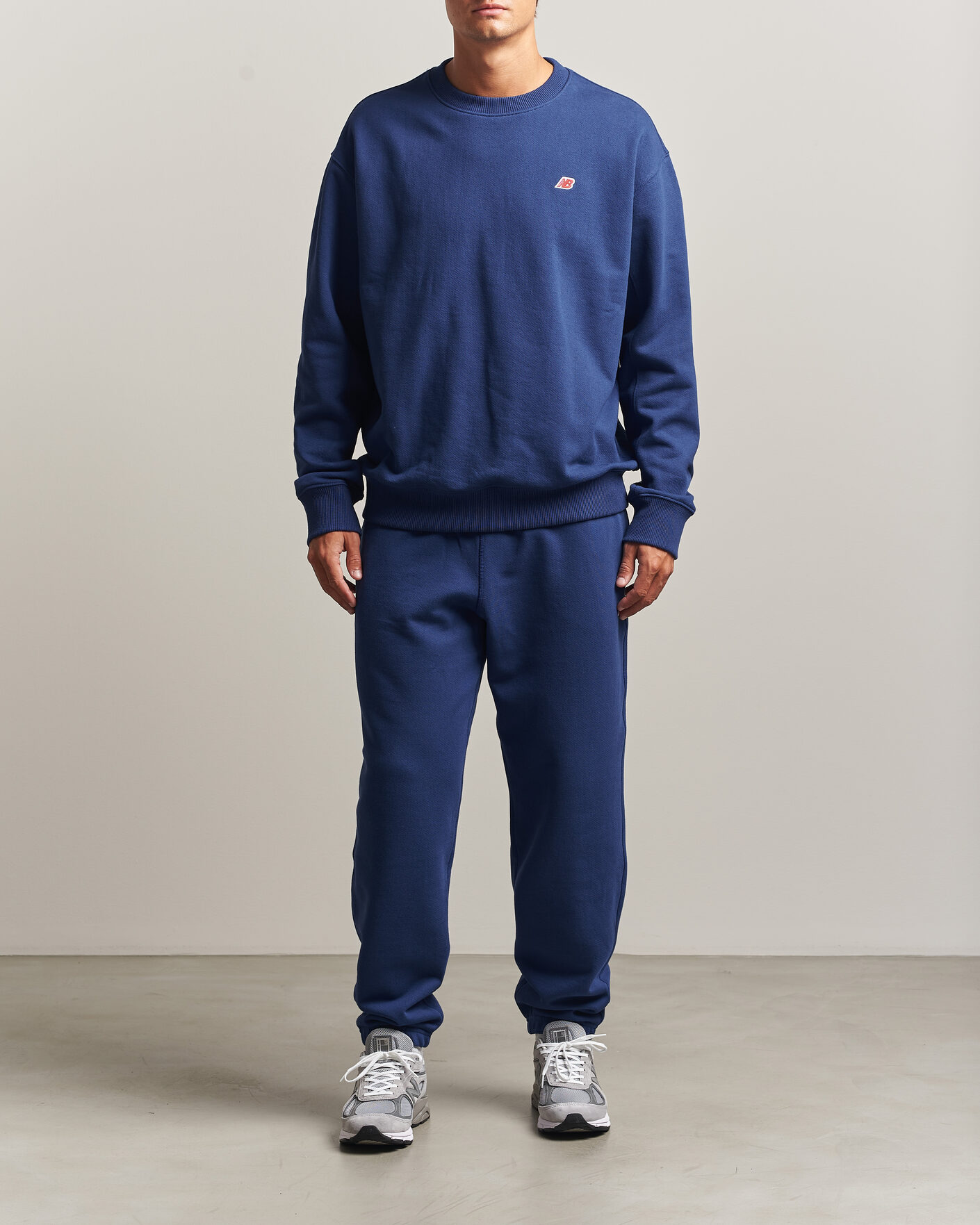 Uomini | Maglieria | New Balance Made In US & UK | New Balance Made in Made In USA Core Sweatshirt Blue Oyster