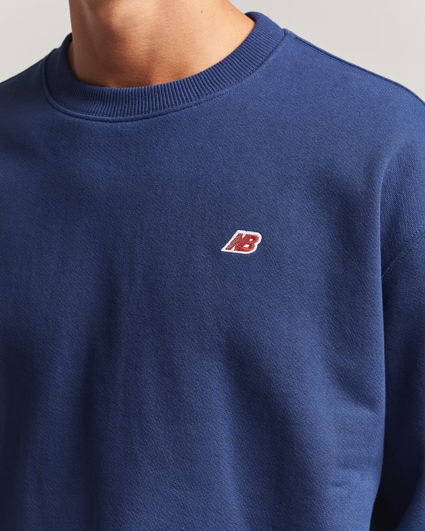 Uomini | Maglieria | New Balance Made In US & UK | New Balance Made in Made In USA Core Sweatshirt Blue Oyster