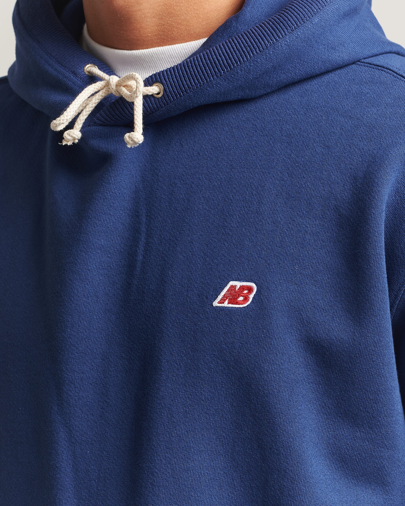 Uomini | Maglieria | New Balance Made In US & UK | New Balance Made in Made In USA Core Hoodie Blue Oyster
