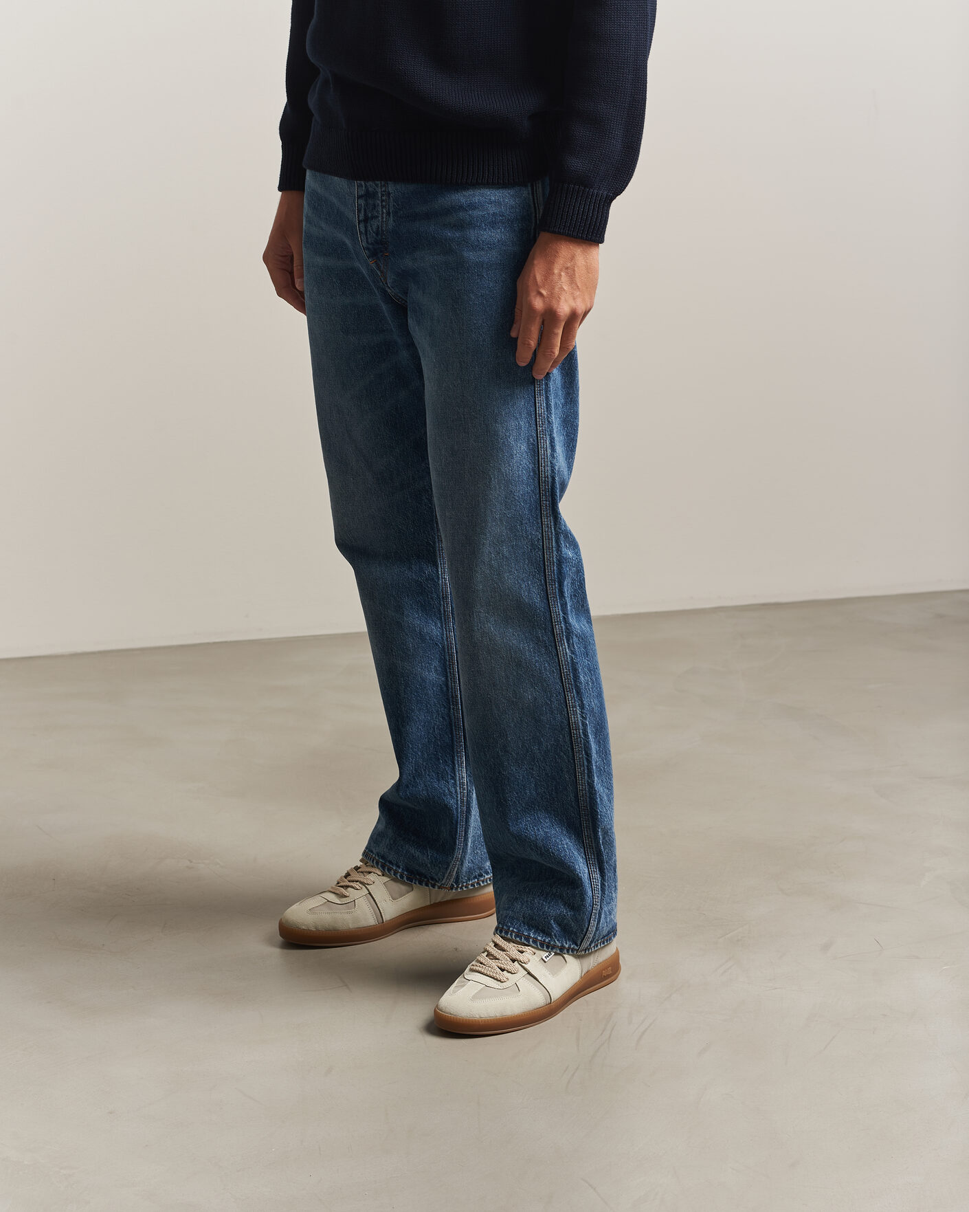 Uomini | Sneakers | P448 | Monza Suede Sneaker Beige/White