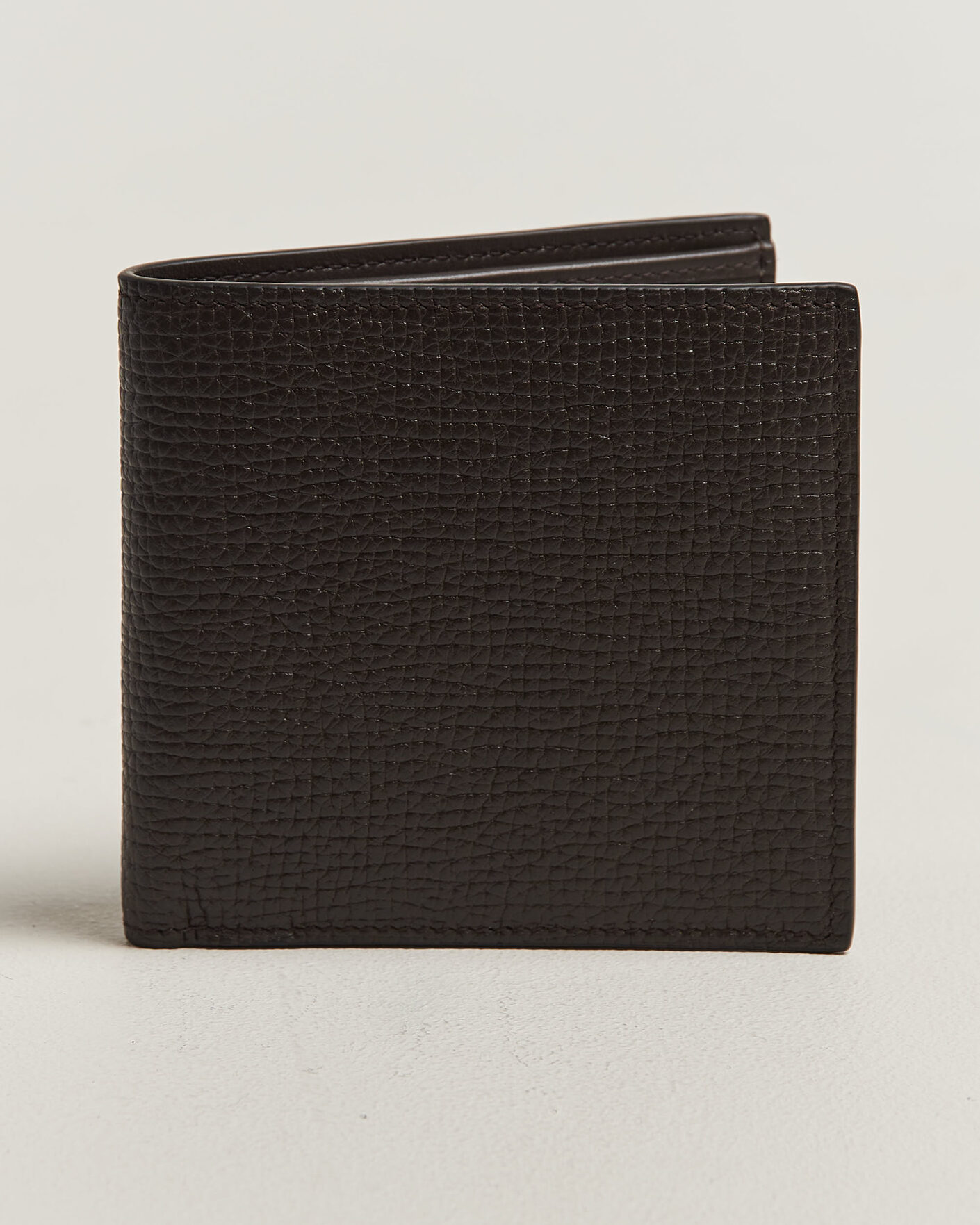 Uomini | Portafogli | Smythson | Ludlow 8 Card Wallet Dark Brown