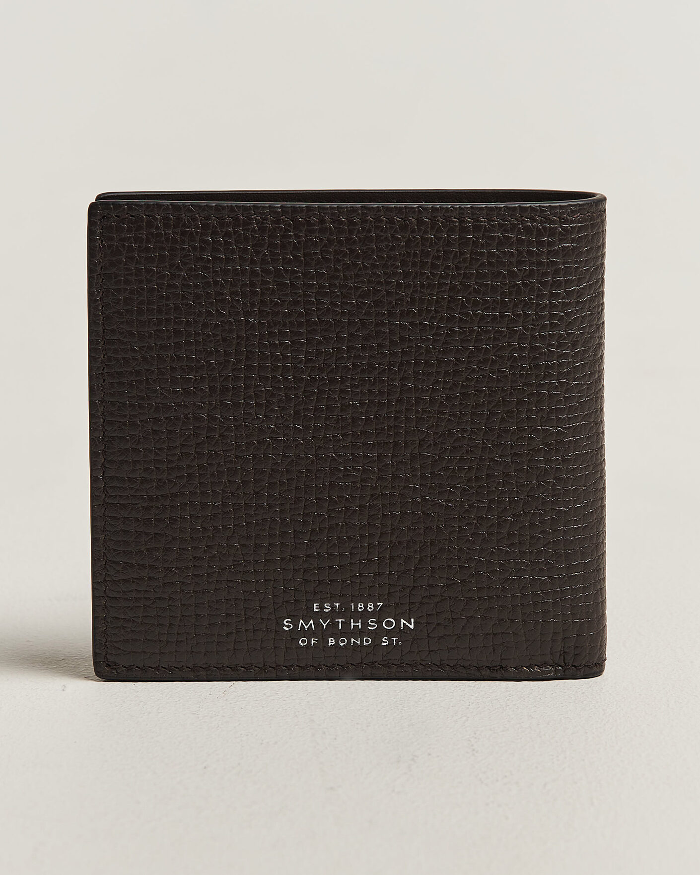 Uomini | Portafogli | Smythson | Ludlow 8 Card Wallet Dark Brown