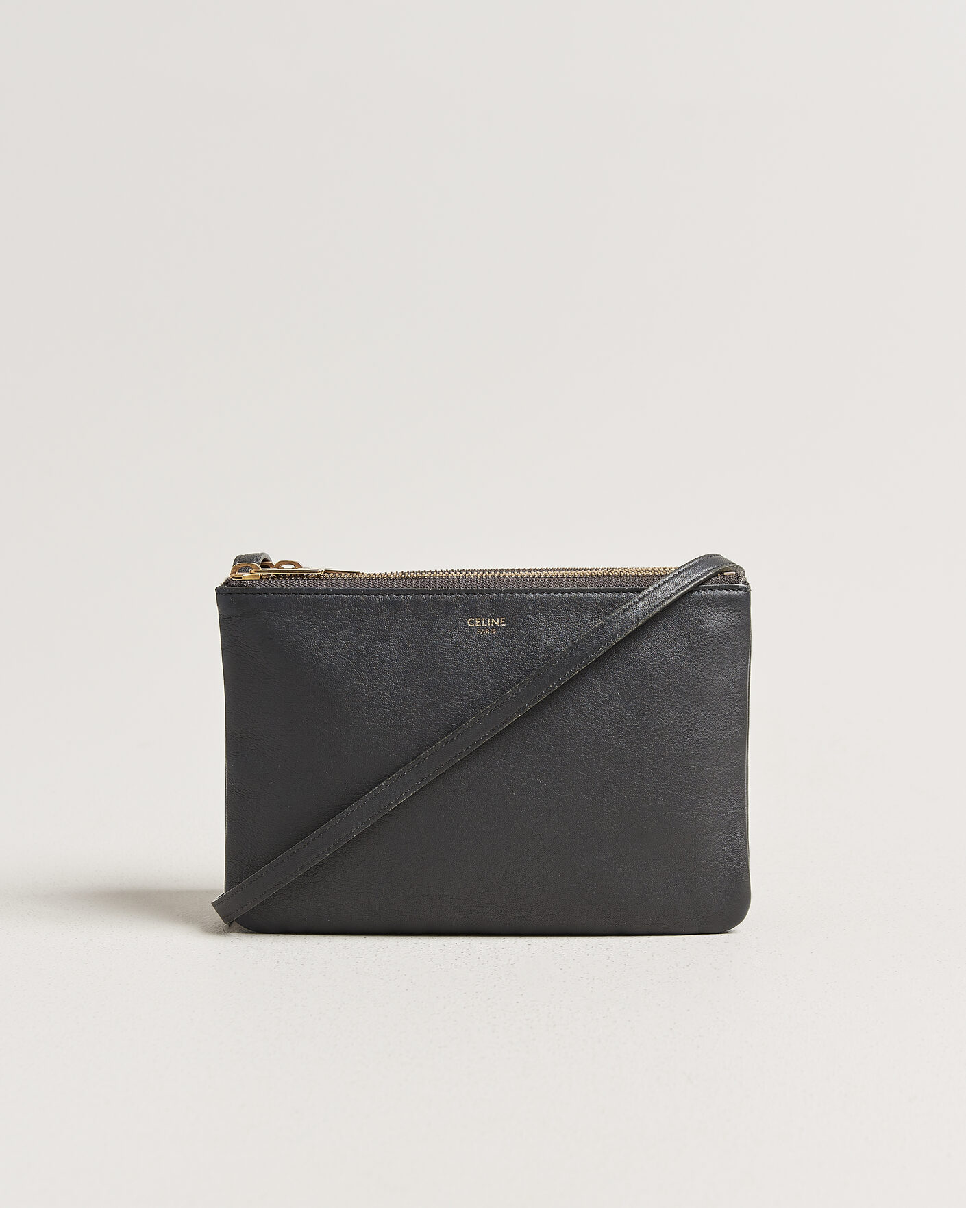 Uomini | Pre-Owned & Vintage Bags | Celine Pre-Owned | Trio Bag Small Grey