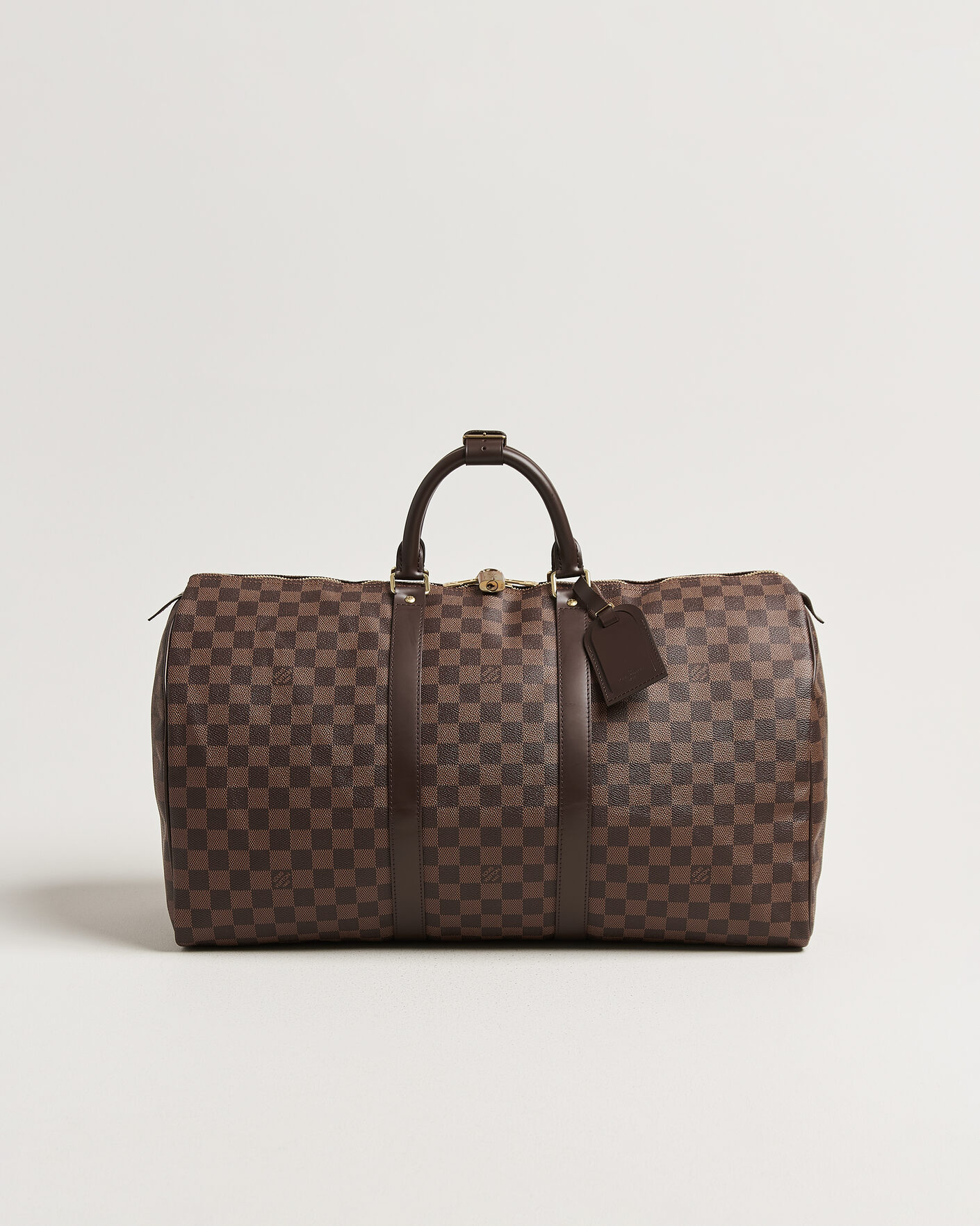 Uomini | Pre-Owned & Vintage Bags | Louis Vuitton Pre-Owned | Keepall 50 Damier Ebene