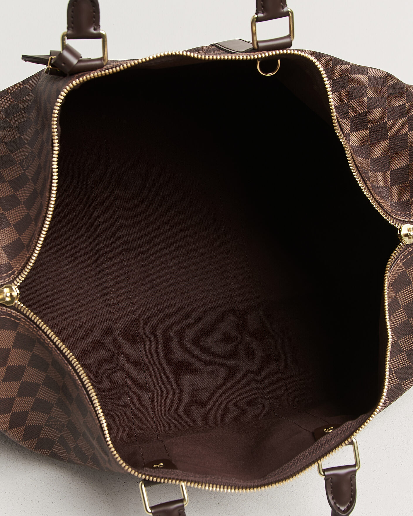 Uomini | Pre-Owned & Vintage Bags | Louis Vuitton Pre-Owned | Keepall 50 Damier Ebene