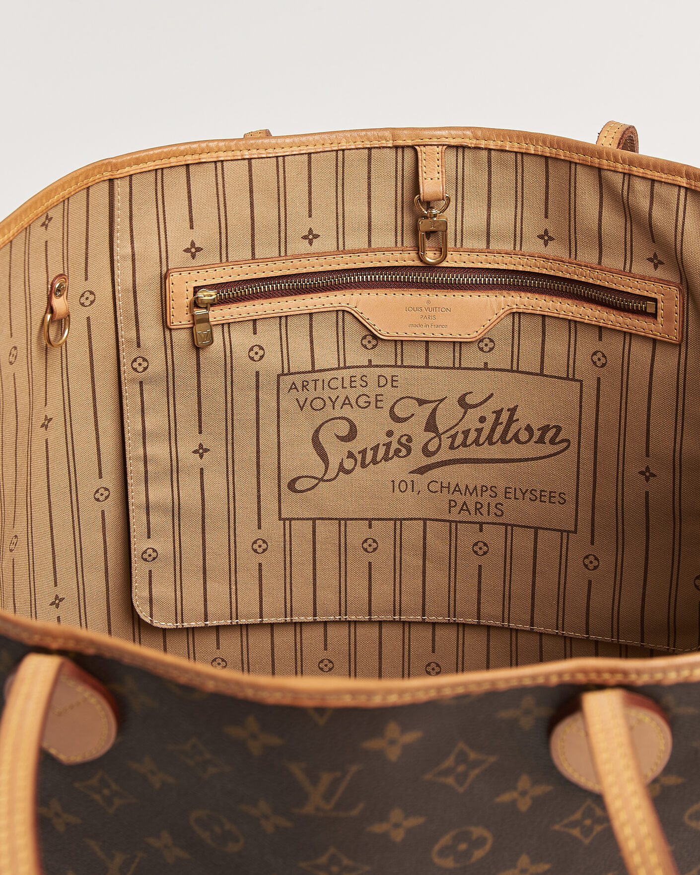 Uomini | Pre-Owned & Vintage Bags | Louis Vuitton Pre-Owned | Neverfull GM Monogram
