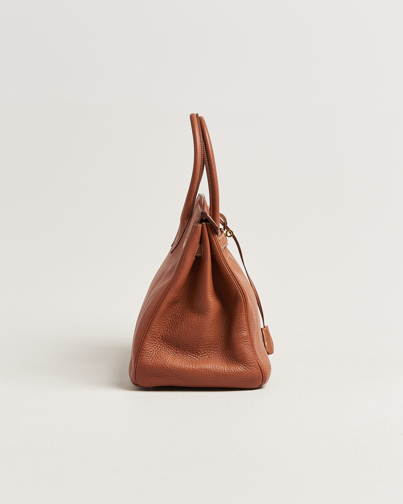 Uomini | Pre-Owned & Vintage Bags | Hermès Pre-Owned | Birkin 35 Togo Leather Cognac Brown