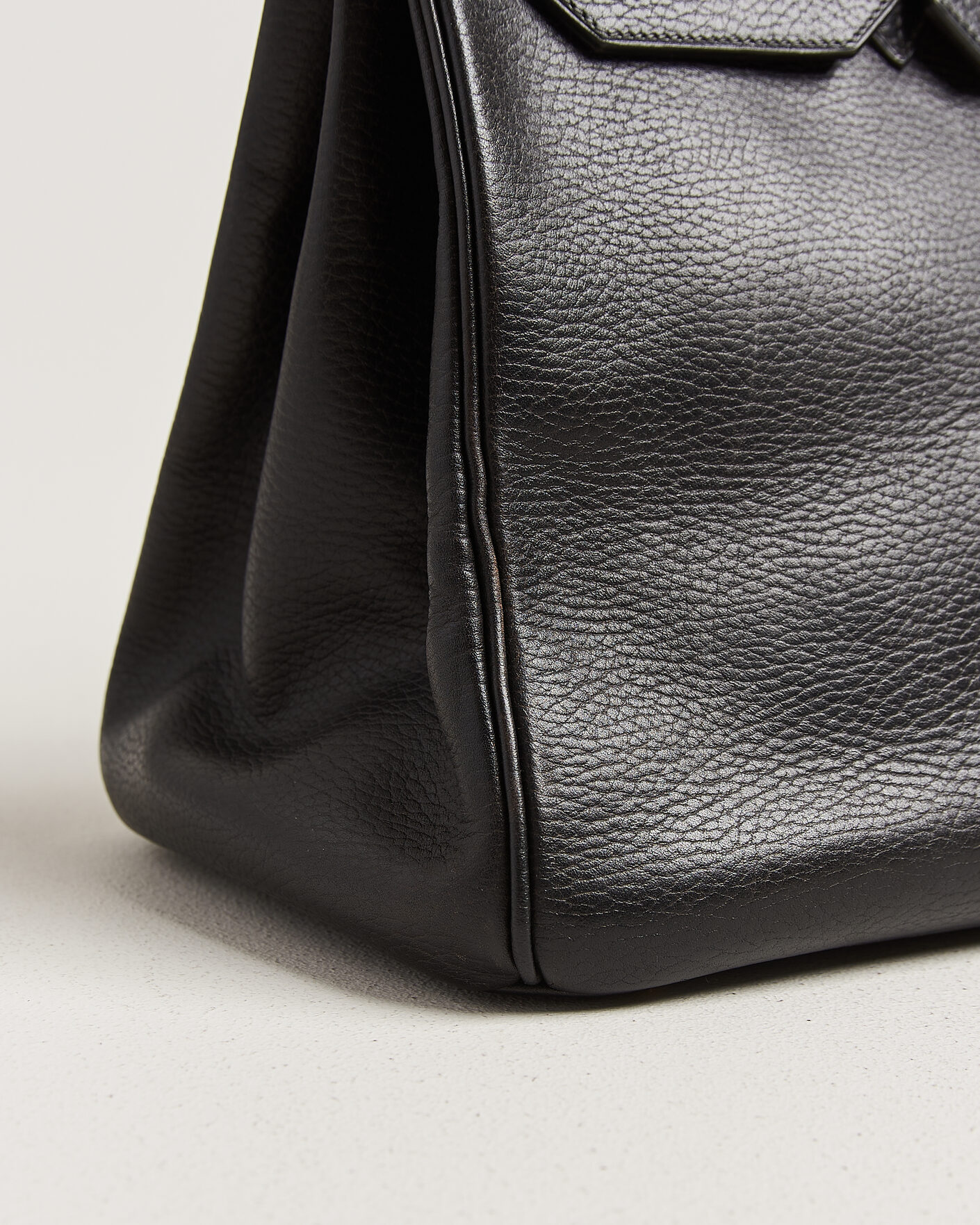 Uomini | Pre-Owned & Vintage Bags | Hermès Pre-Owned | Birkin 35 Retourné Ardennes Leather Black