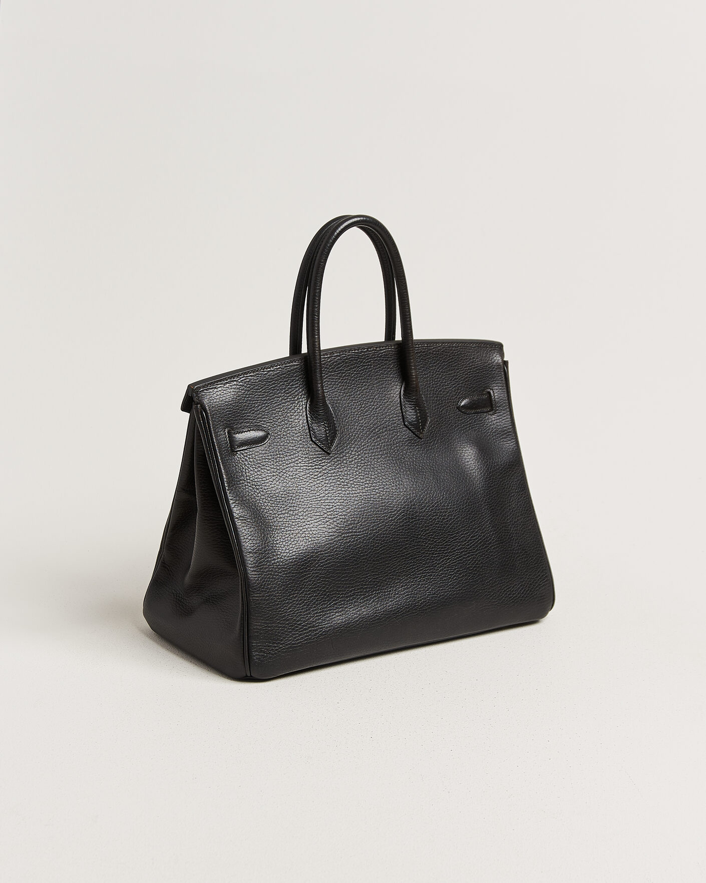 Uomini | Pre-Owned & Vintage Bags | Hermès Pre-Owned | Birkin 35 Retourné Ardennes Leather Black