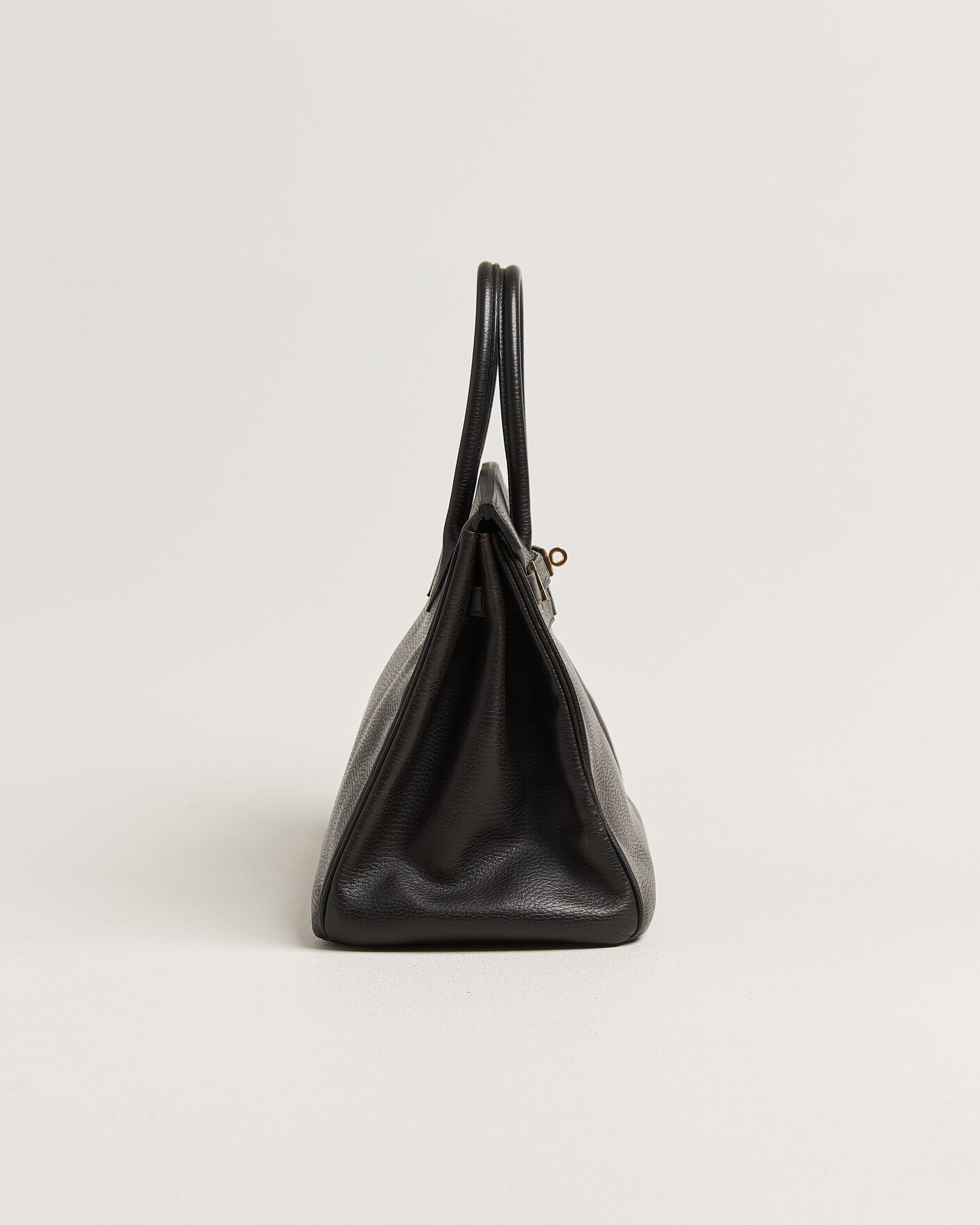 Uomini | Pre-Owned & Vintage Bags | Hermès Pre-Owned | Birkin 35 Retourné Ardennes Leather Black