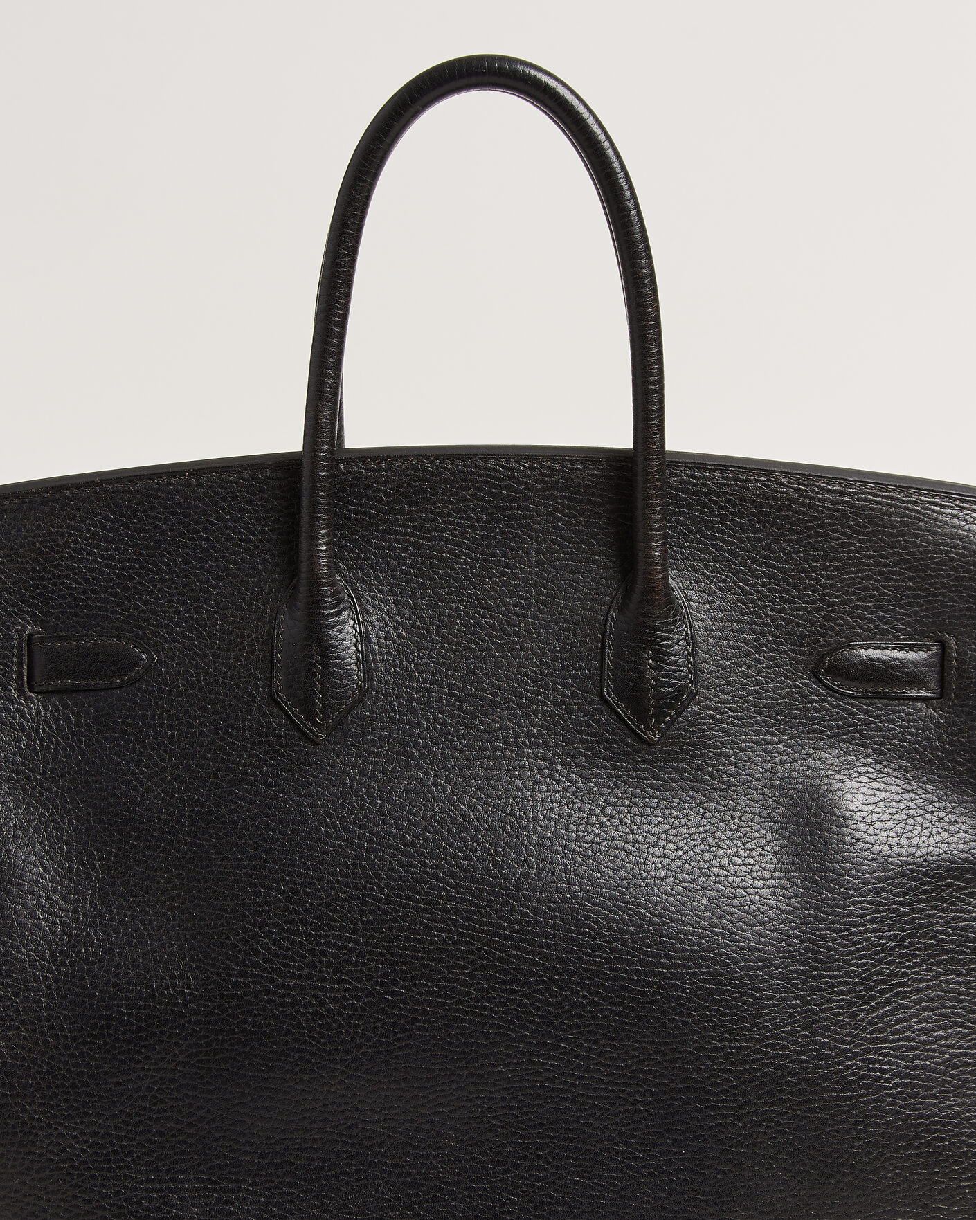 Uomini | Pre-Owned & Vintage Bags | Hermès Pre-Owned | Birkin 35 Retourné Ardennes Leather Black
