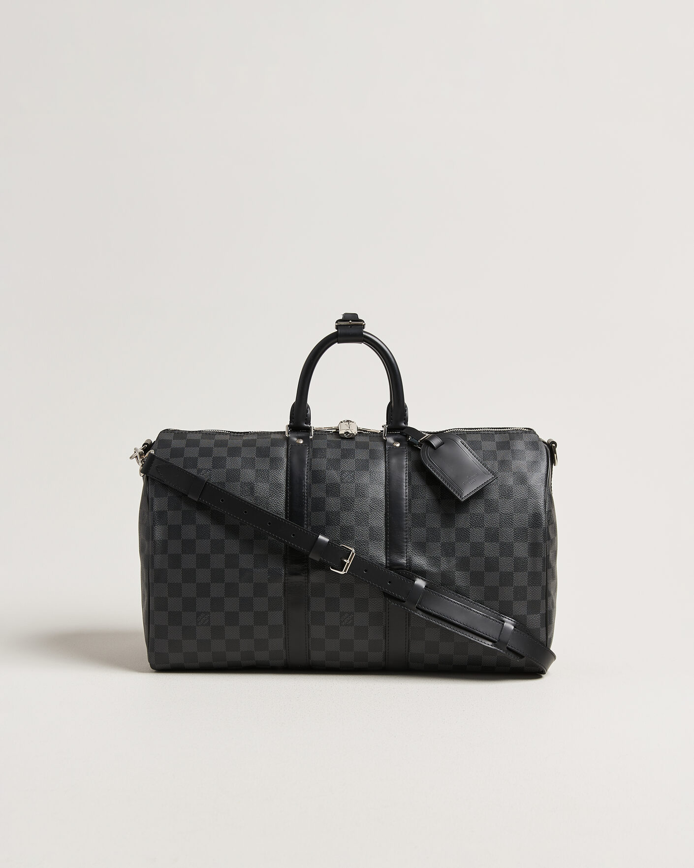 Uomini | Pre-Owned & Vintage Bags | Louis Vuitton Pre-Owned | Keepall 45 Bandouliére Damier graphite