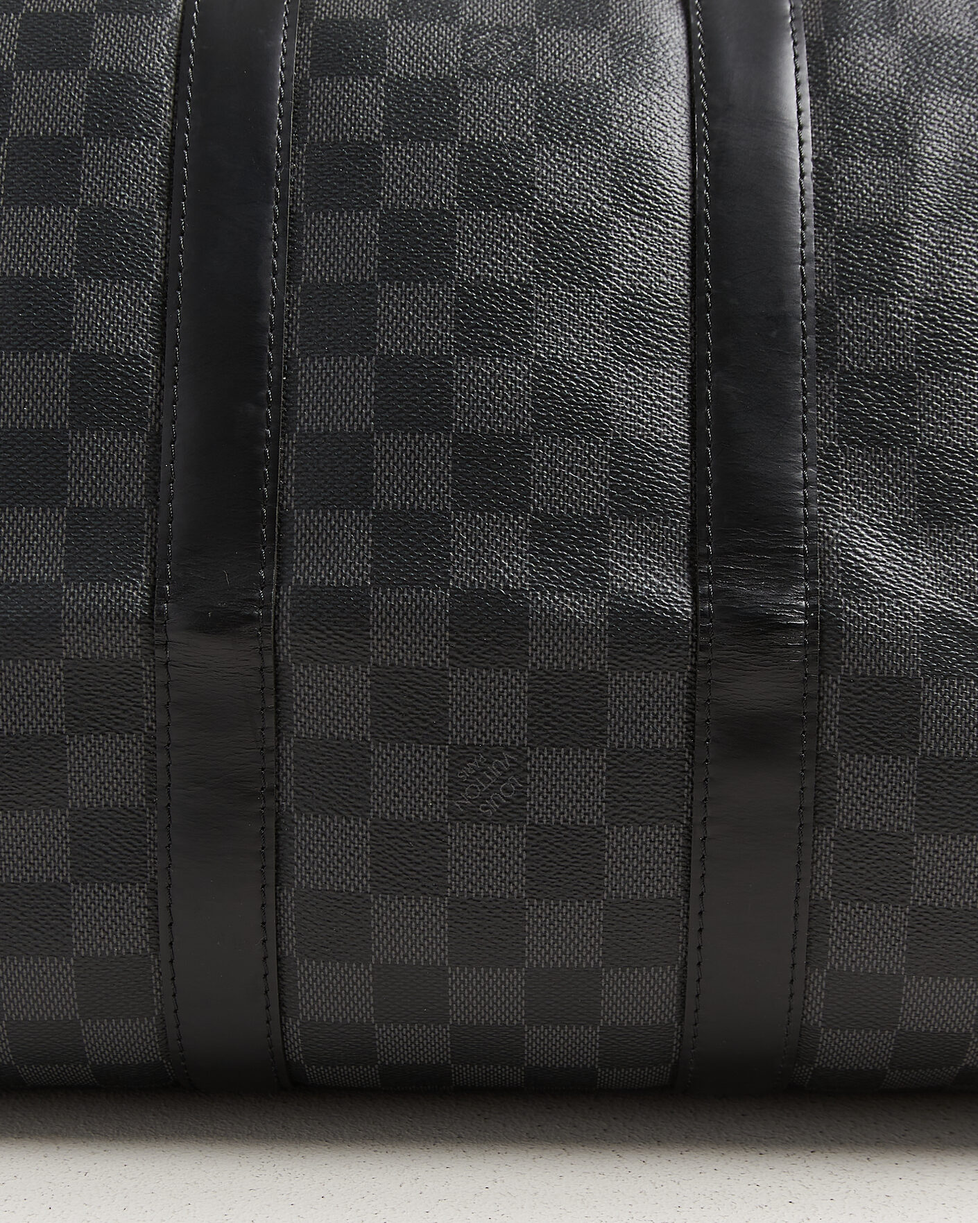 Uomini | Pre-Owned & Vintage Bags | Louis Vuitton Pre-Owned | Keepall 45 Bandouliére Damier graphite