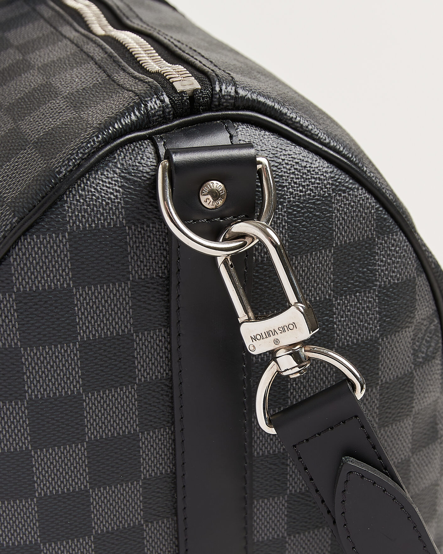 Uomini | Pre-Owned & Vintage Bags | Louis Vuitton Pre-Owned | Keepall 45 Bandouliére Damier graphite