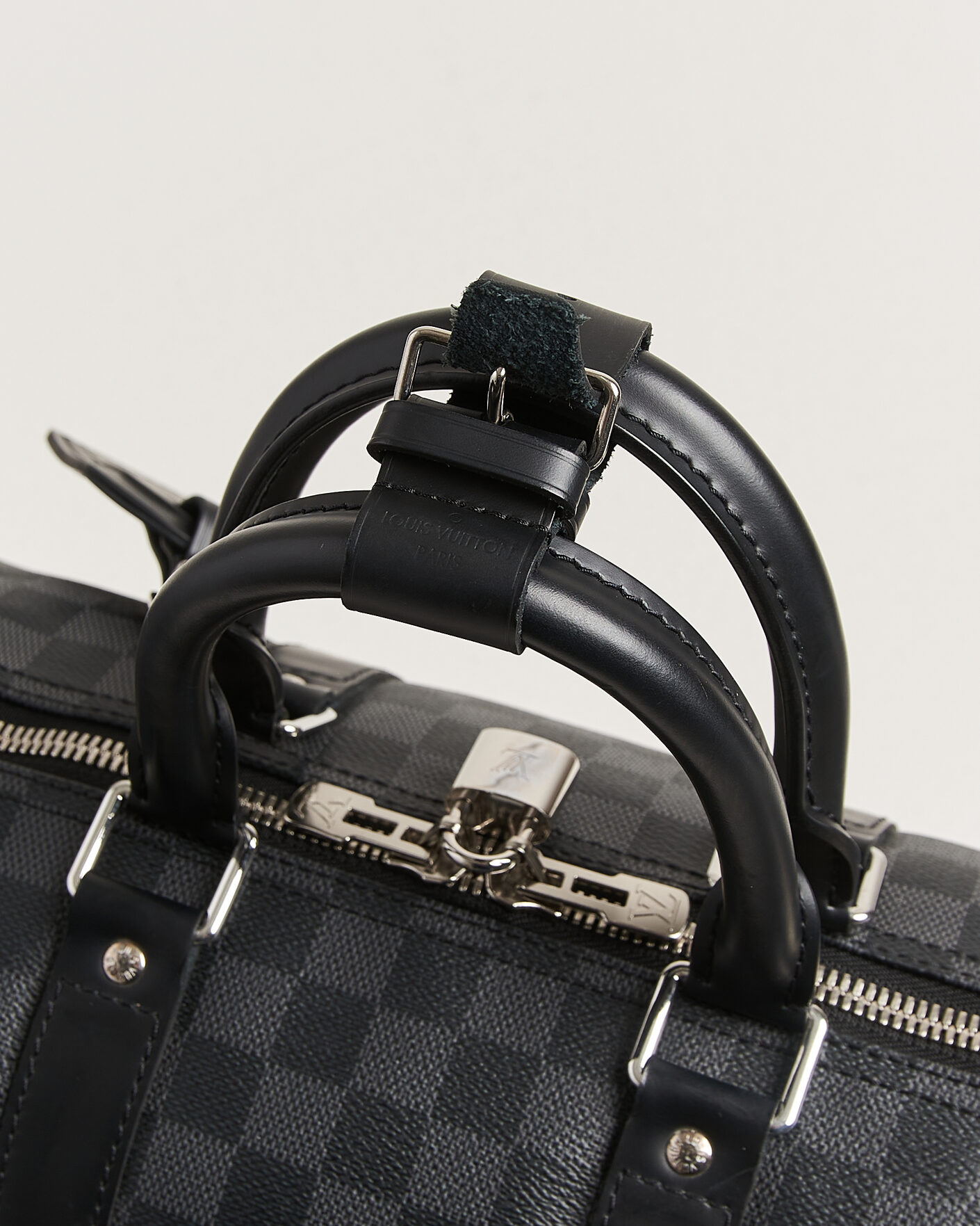 Uomini | Pre-Owned & Vintage Bags | Louis Vuitton Pre-Owned | Keepall 45 Bandouliére Damier graphite