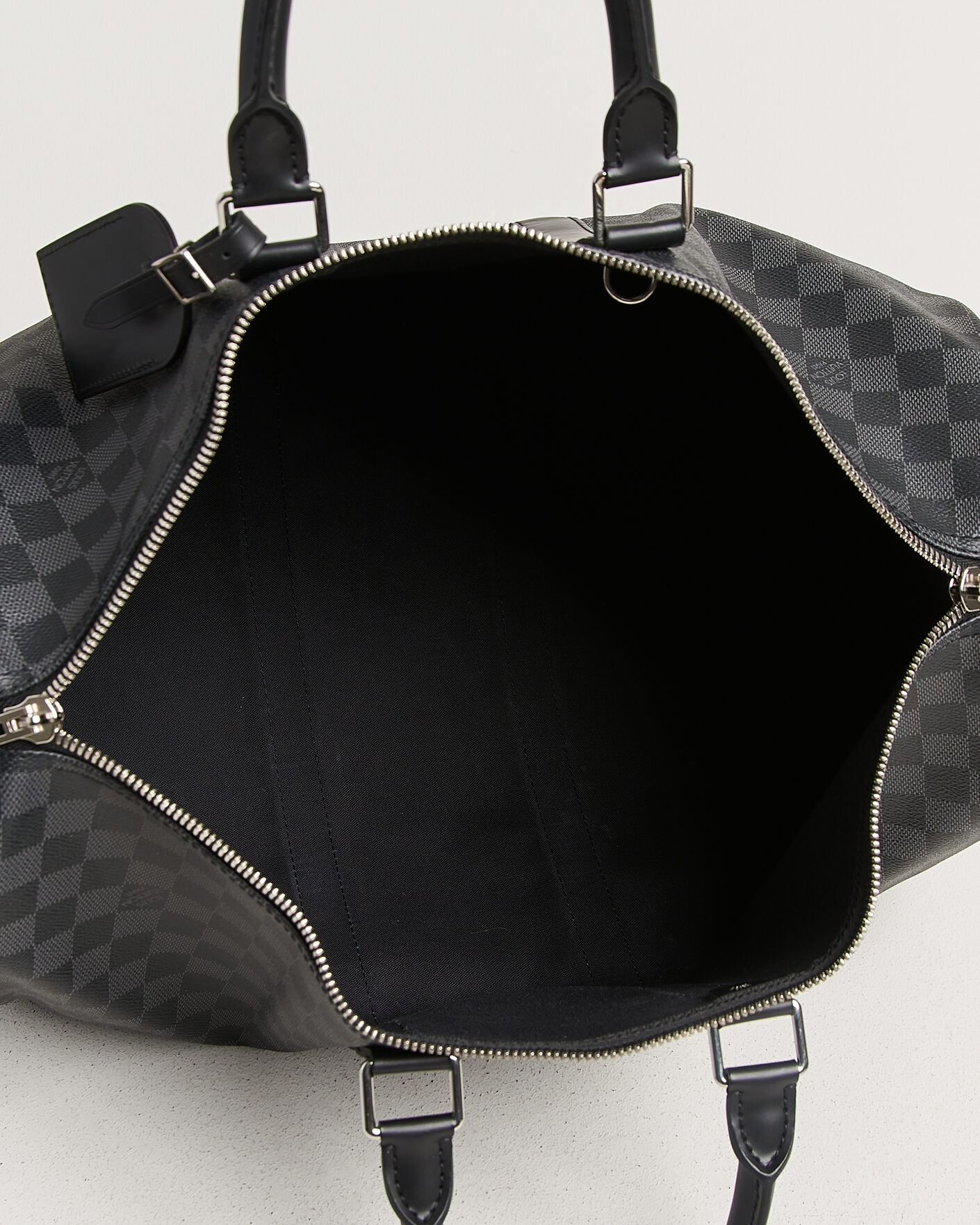 Uomini | Pre-Owned & Vintage Bags | Louis Vuitton Pre-Owned | Keepall 45 Bandouliére Damier graphite